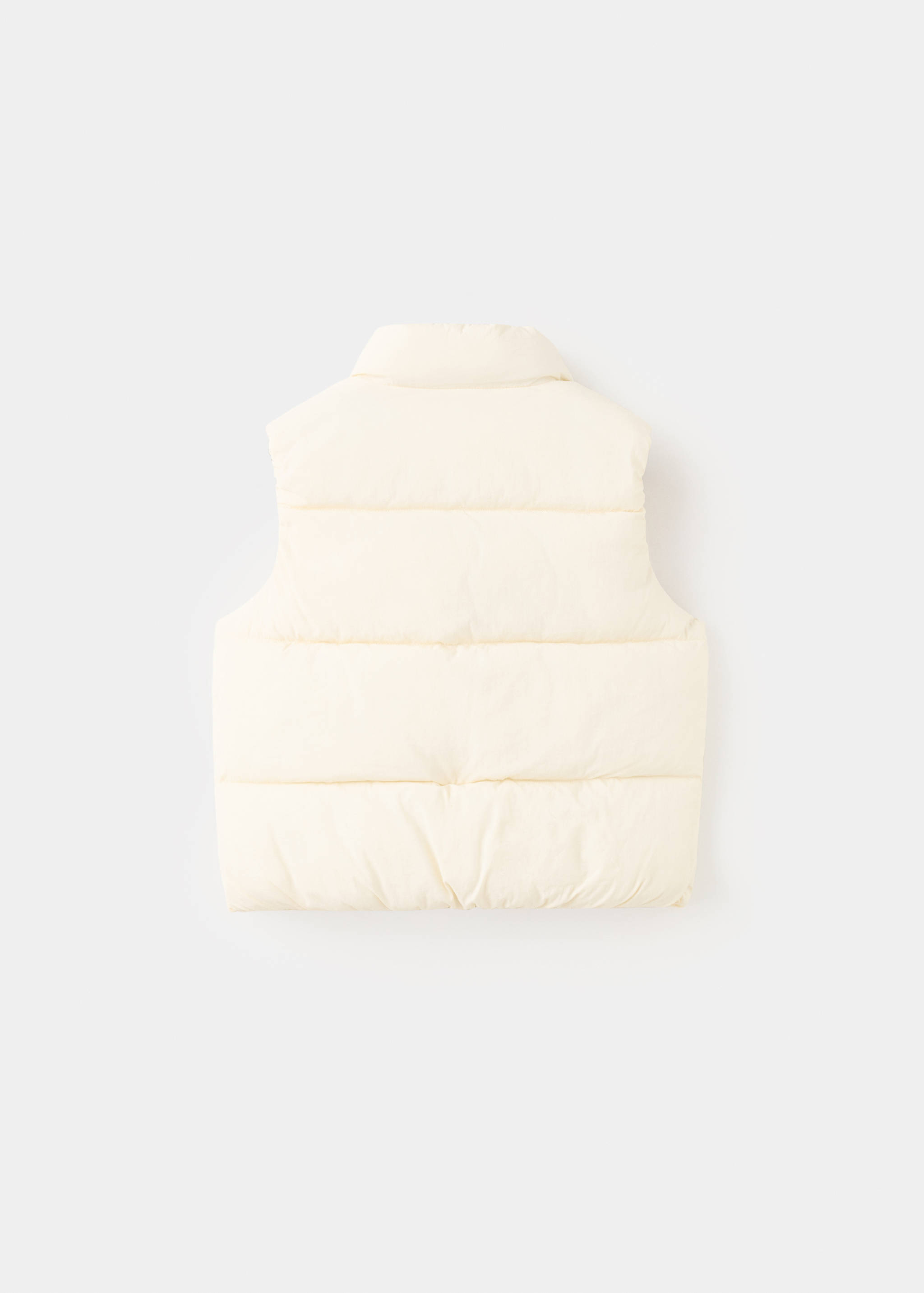 Quilted gilet - Reverse of the article