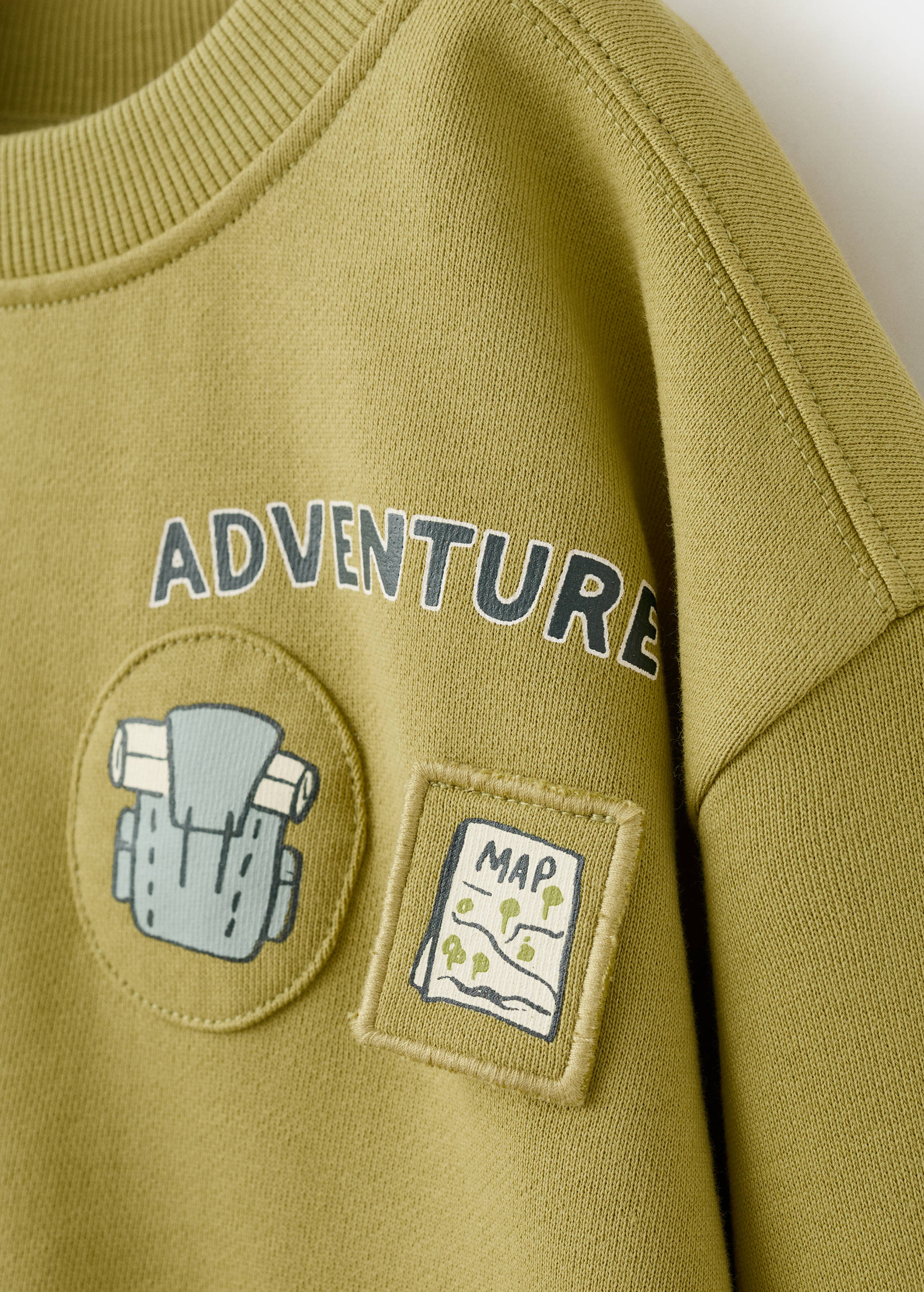 Printed cotton sweatshirt - Details of the article 8