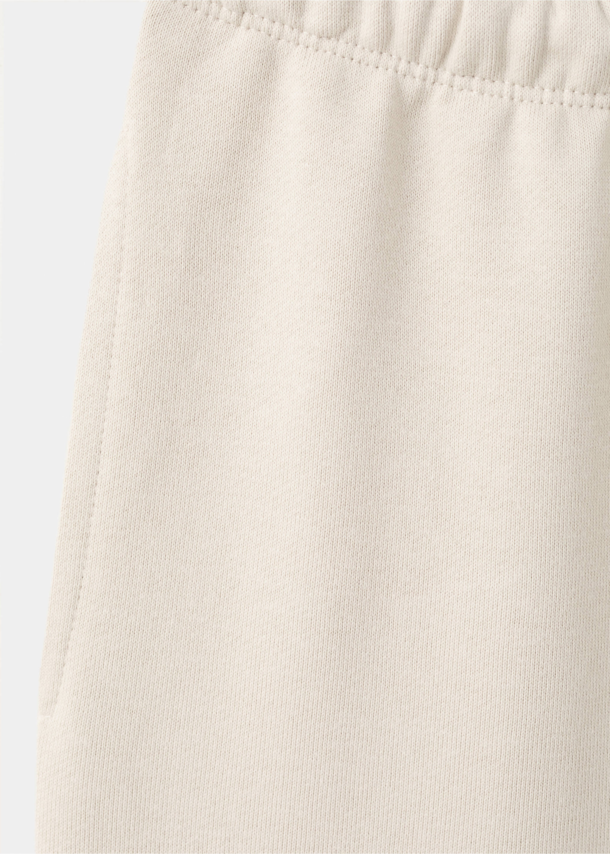 Хлопковые джоггеры со шнуром - Деталь изделия 0, Экрю. Ref: 27093711-00.