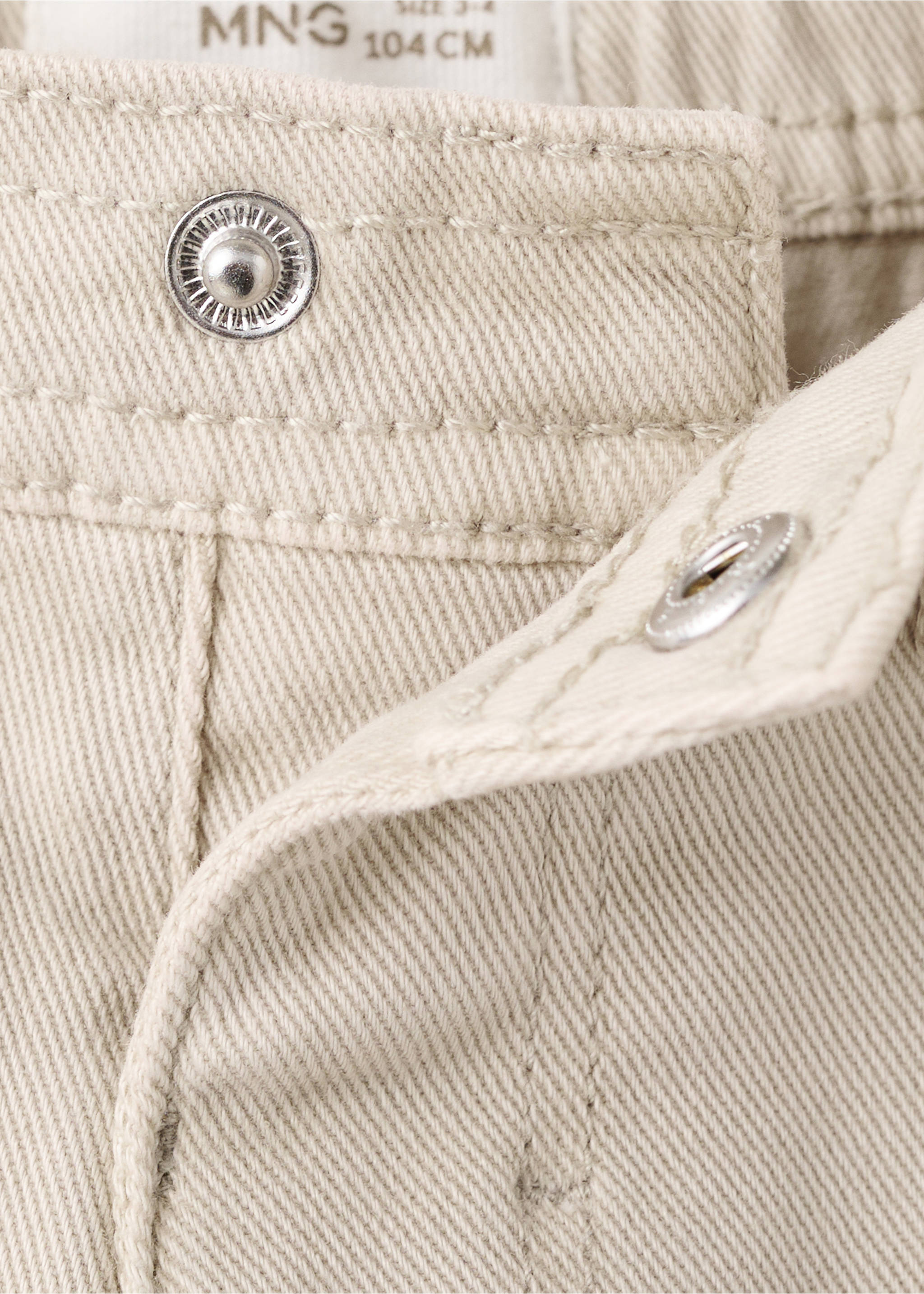 Jeans rectos algodón - Detalle del artículo 8, Marrón medio. Ref: 27093712-00.