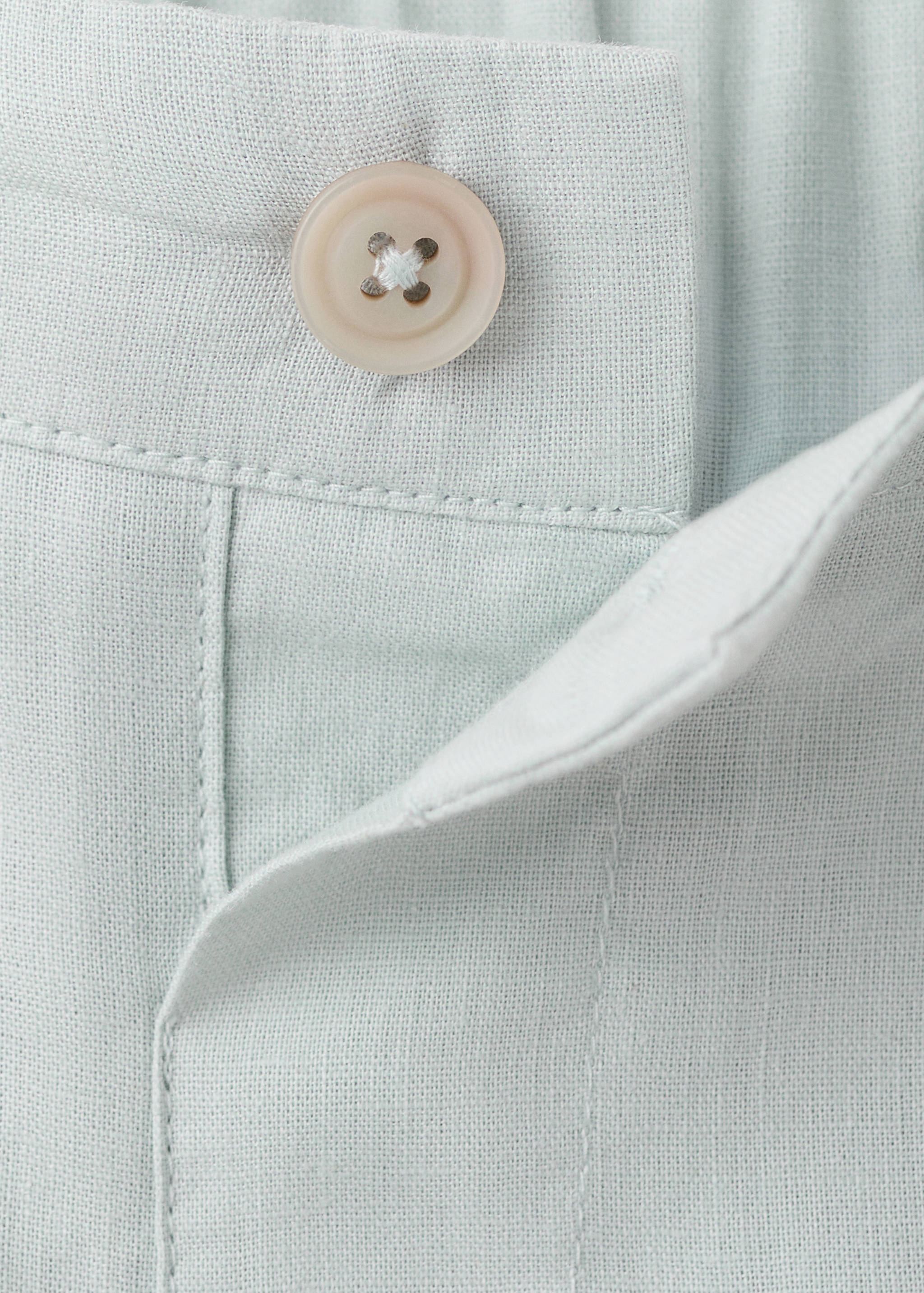 Linen-blend Bermuda shorts - Details of the article 8