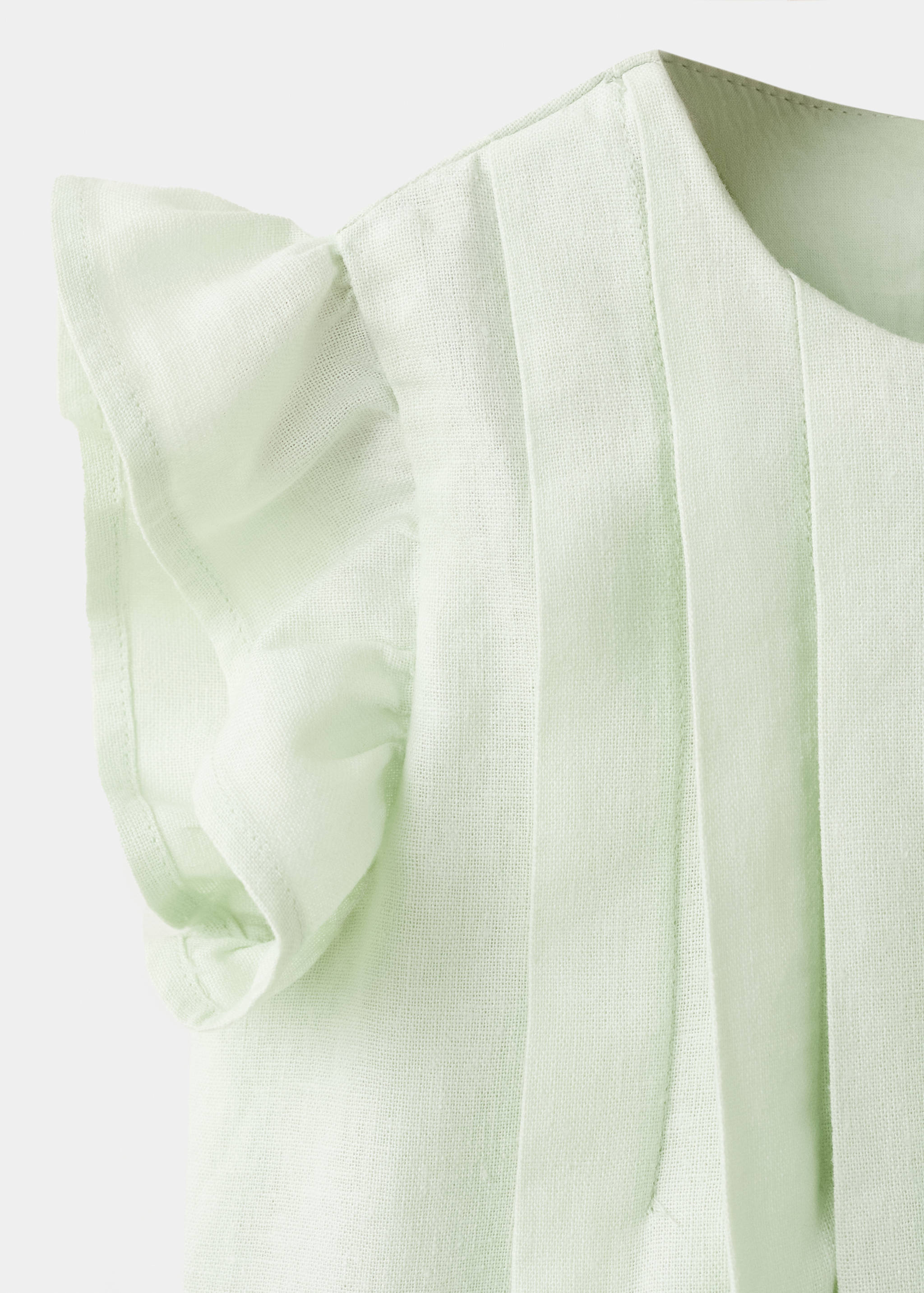 Ruffled linen dress - Details of the article 8