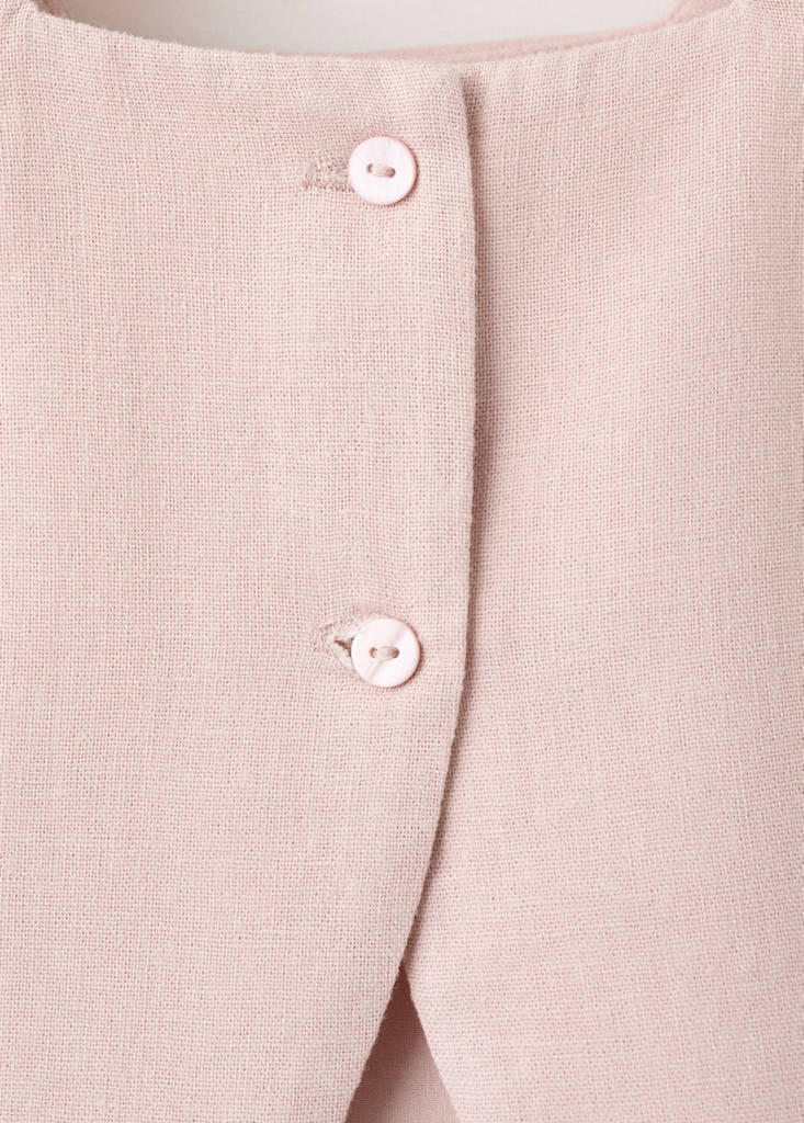 Linen blouse — Pastel Pink