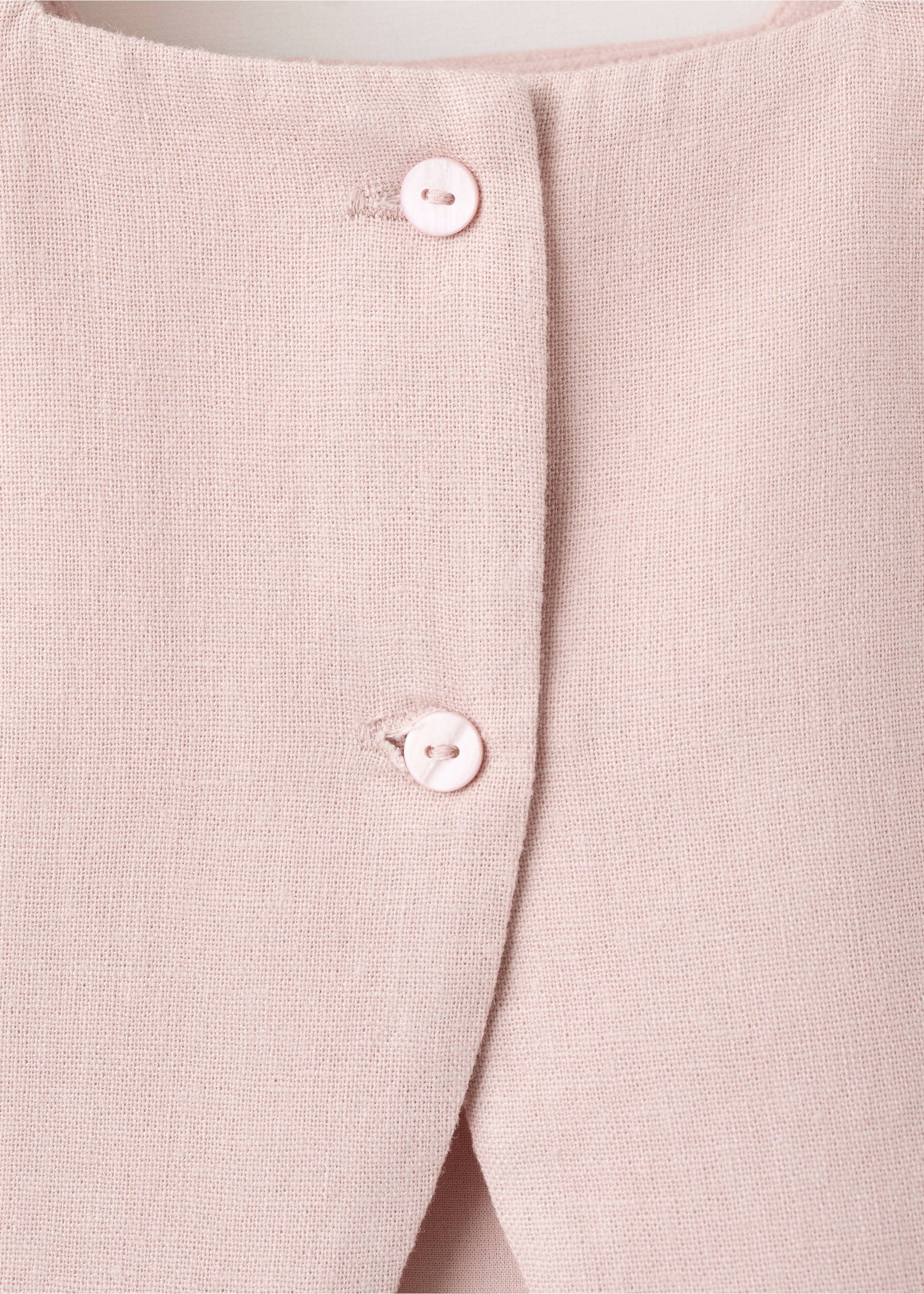 Blusa lino - Detalle del artículo 8, Rosa pastel. Ref: 27093721-00.