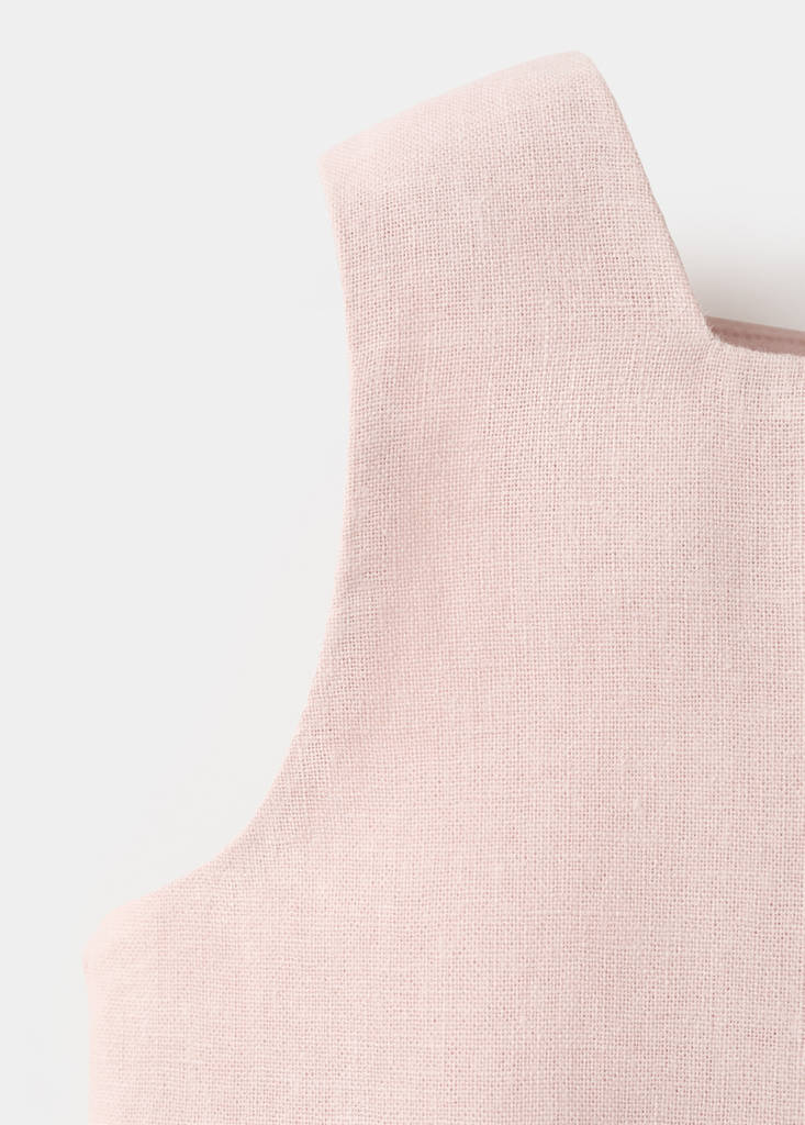 Linen blouse — Pastel Pink