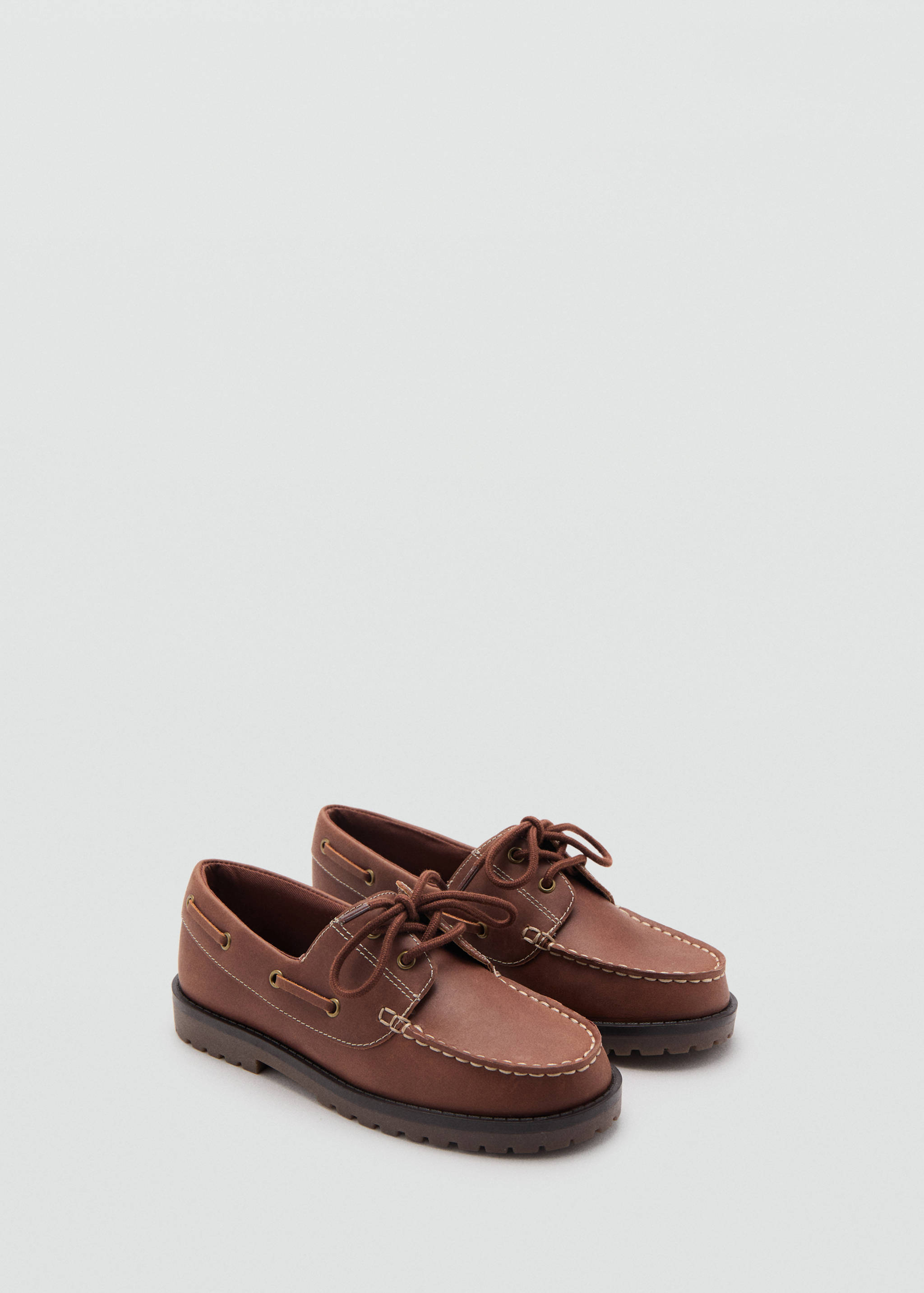 Zapato náutico piel - Plano medio