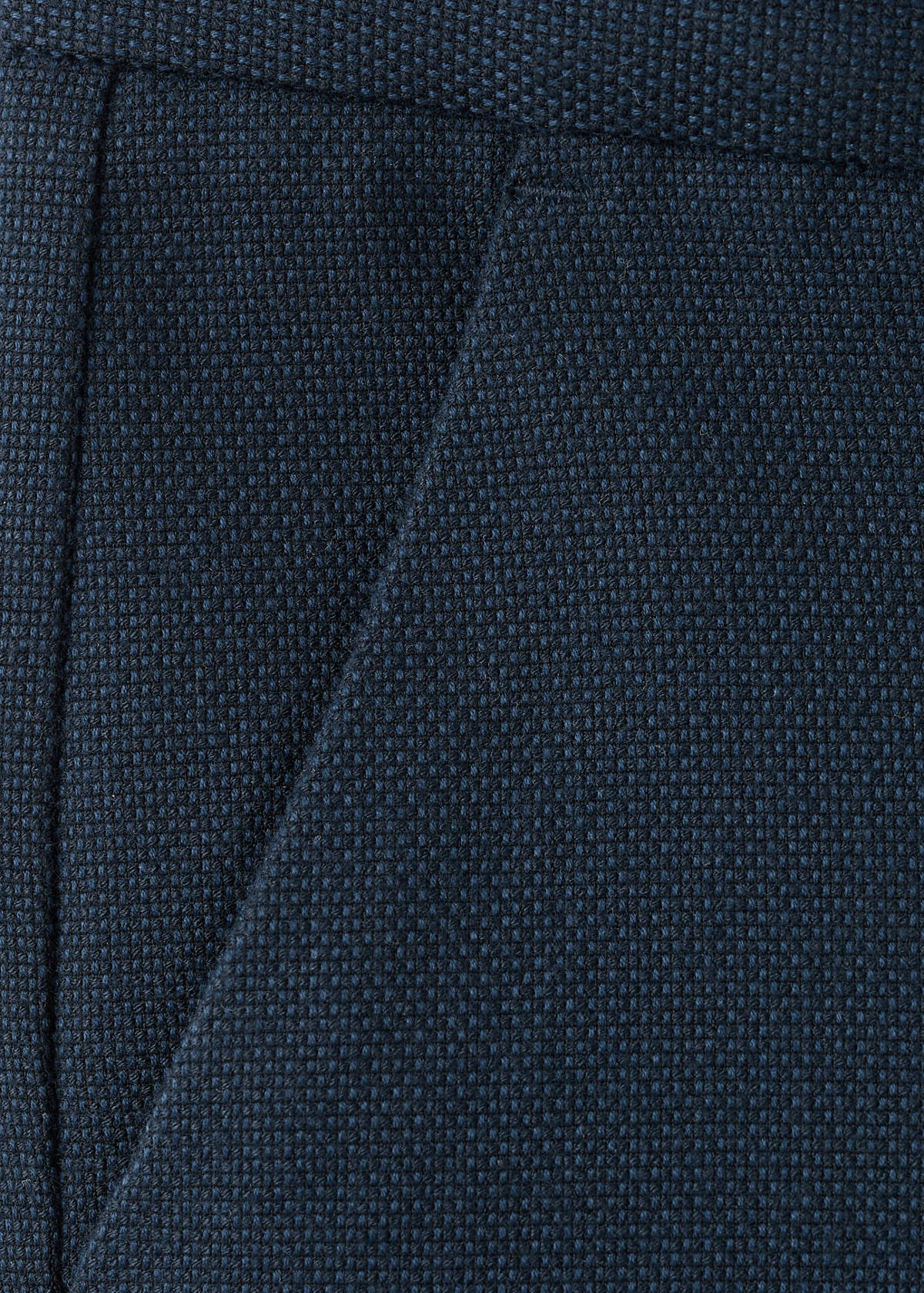 Straight suit trousers — Navy