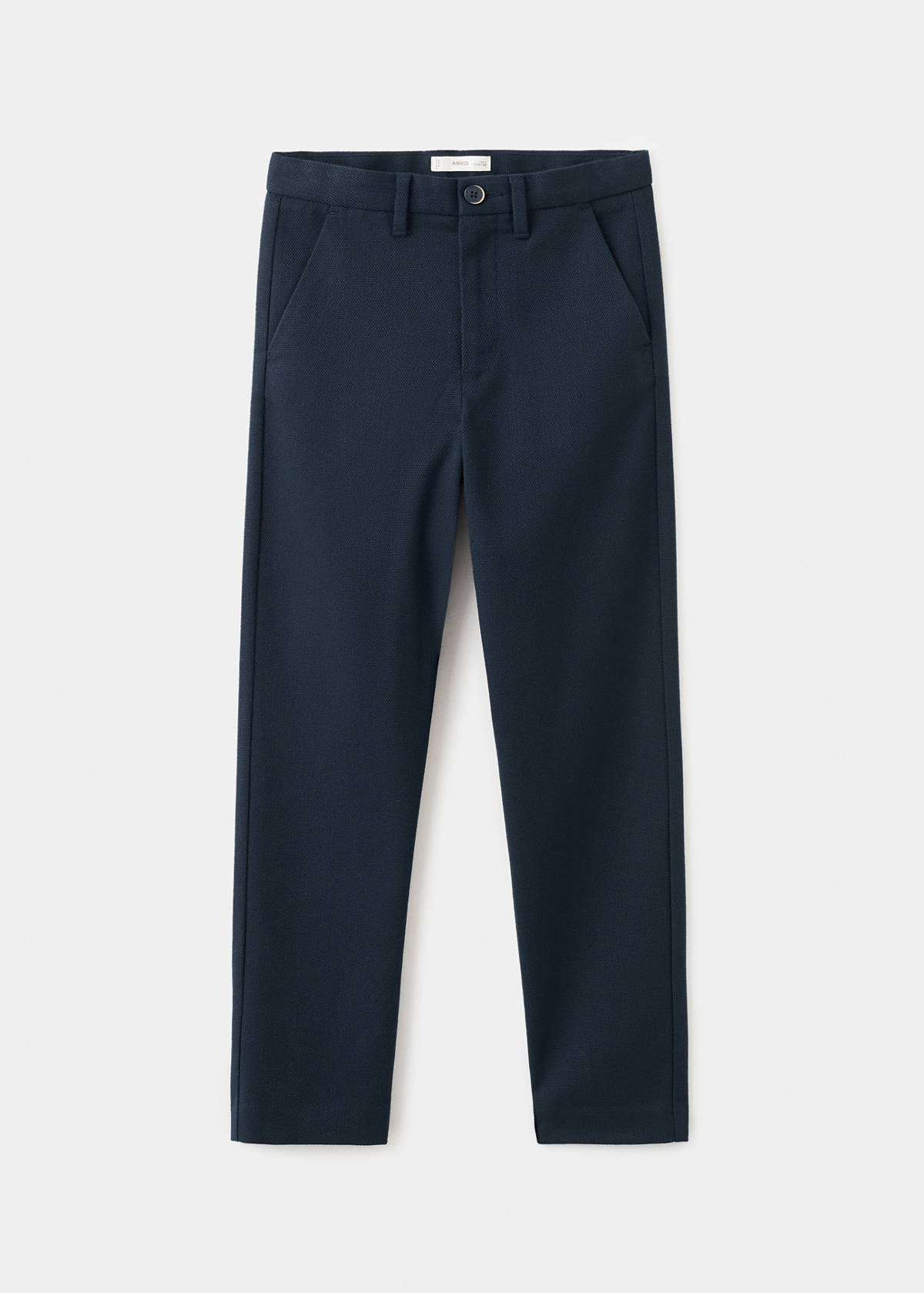 Straight suit trousers — Navy