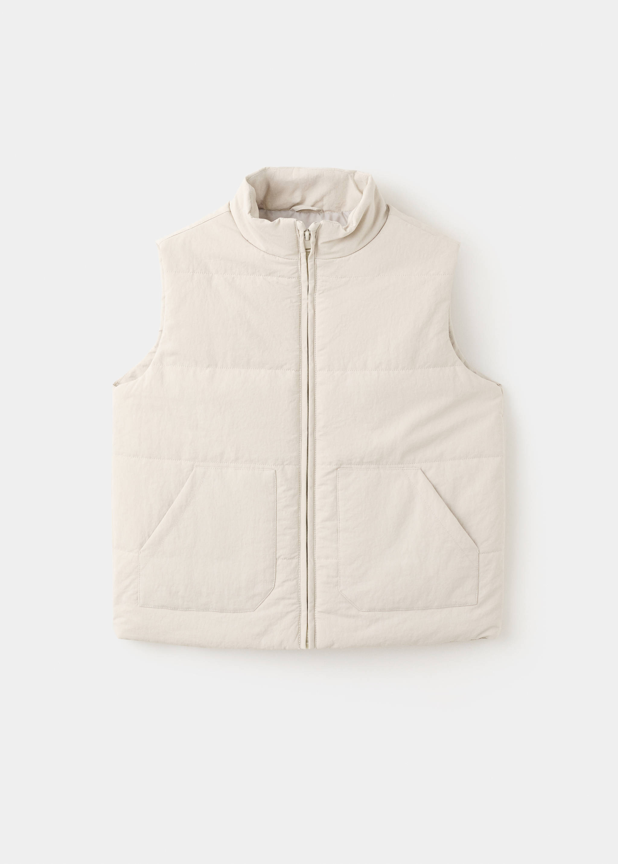 Water-repellent quilted gilet - Article without model