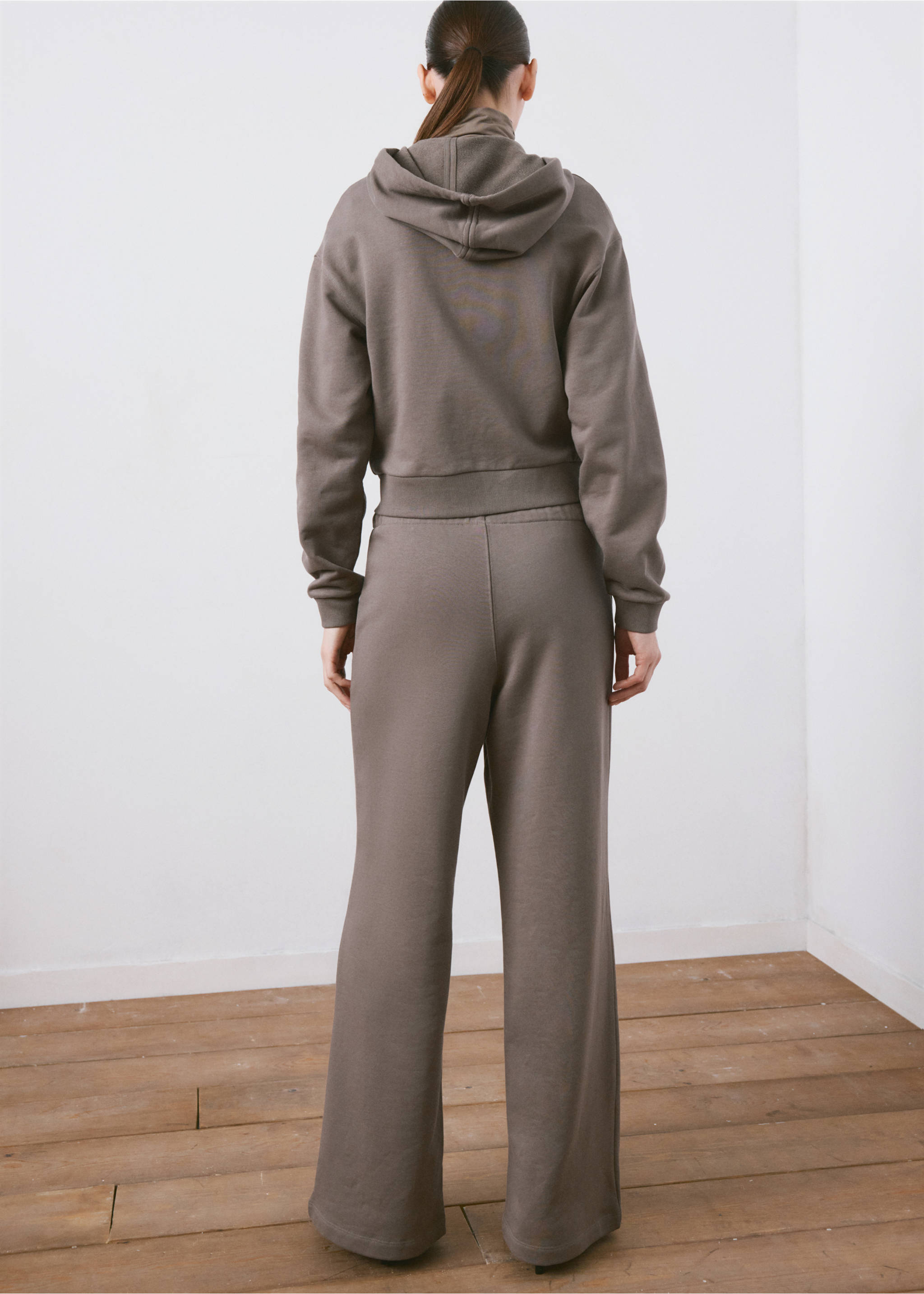 Sudadera costuras contraste - Reverso del artículo, Gris. Ref: 27093730-00.