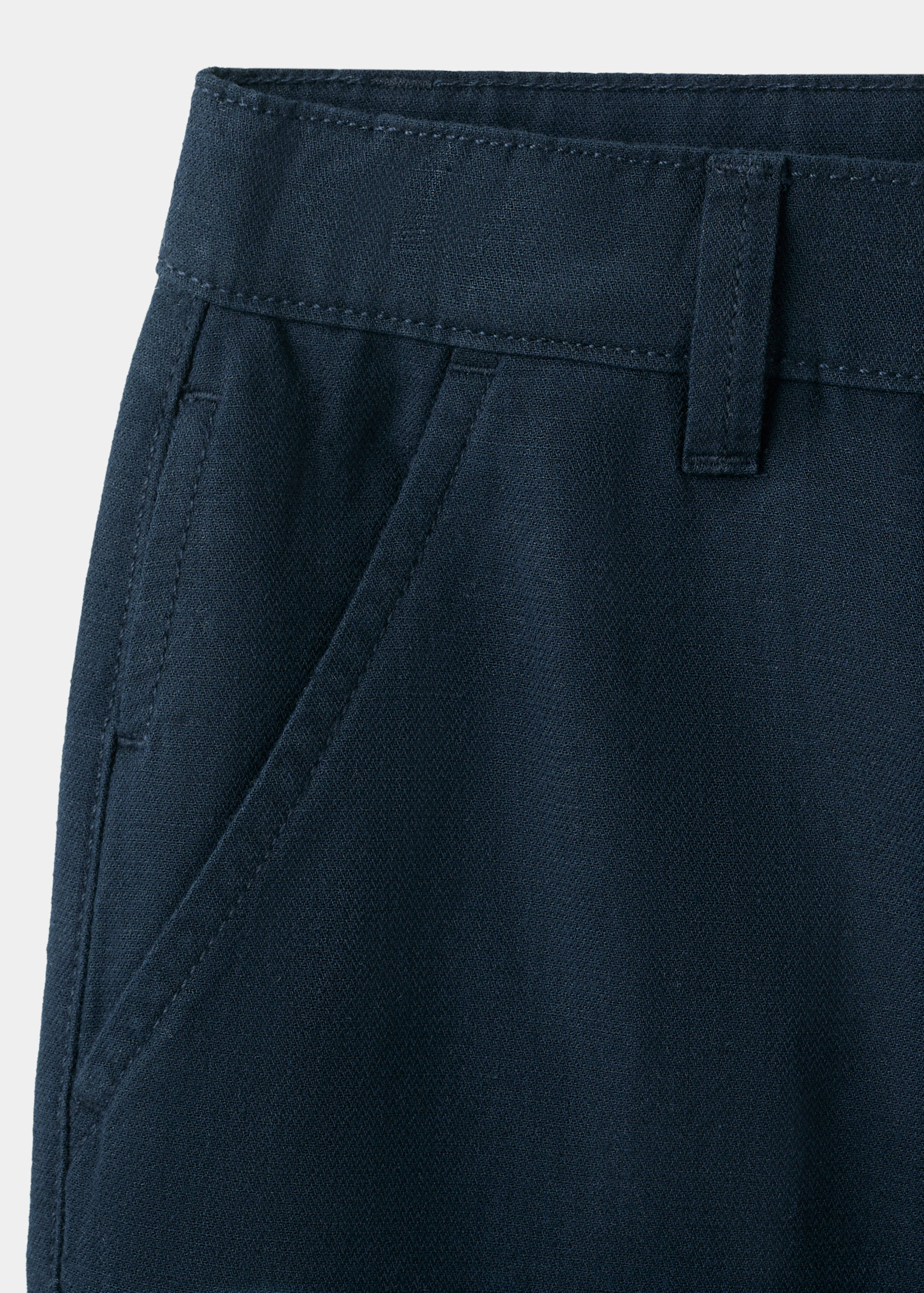 Straight-fit cotton pants - Details of the article 8