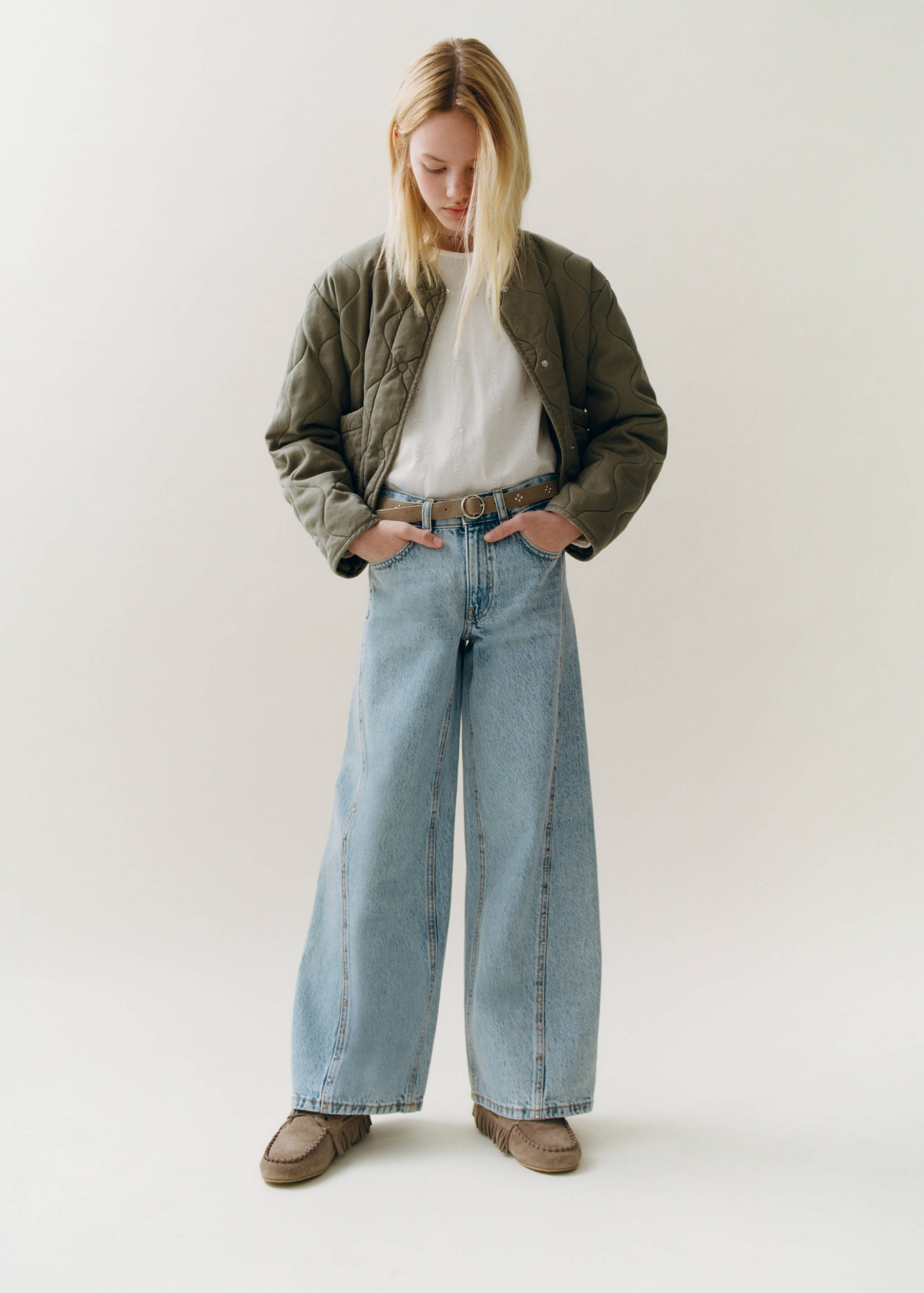 Кожаный ремень с заклепками - Деталь изделия 5