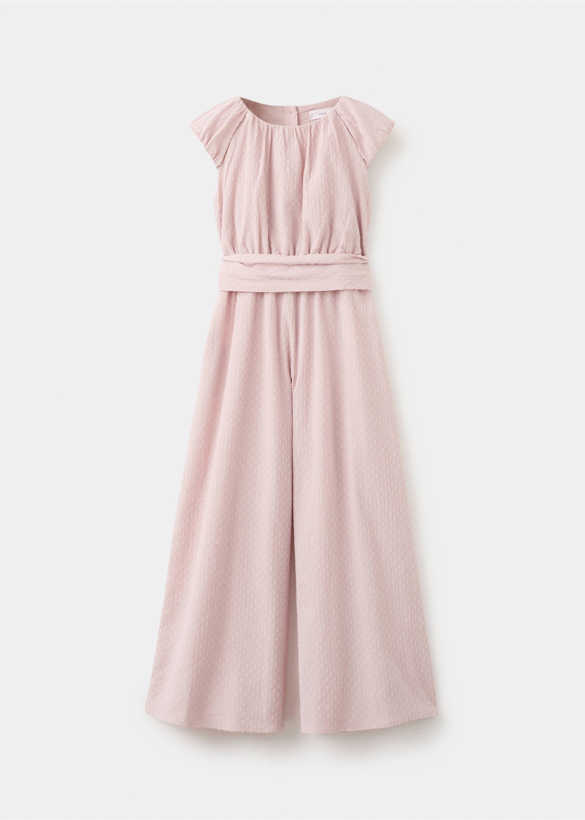 Bow long jumpsuit - Article without model, Pink. Ref: 27093733-00.