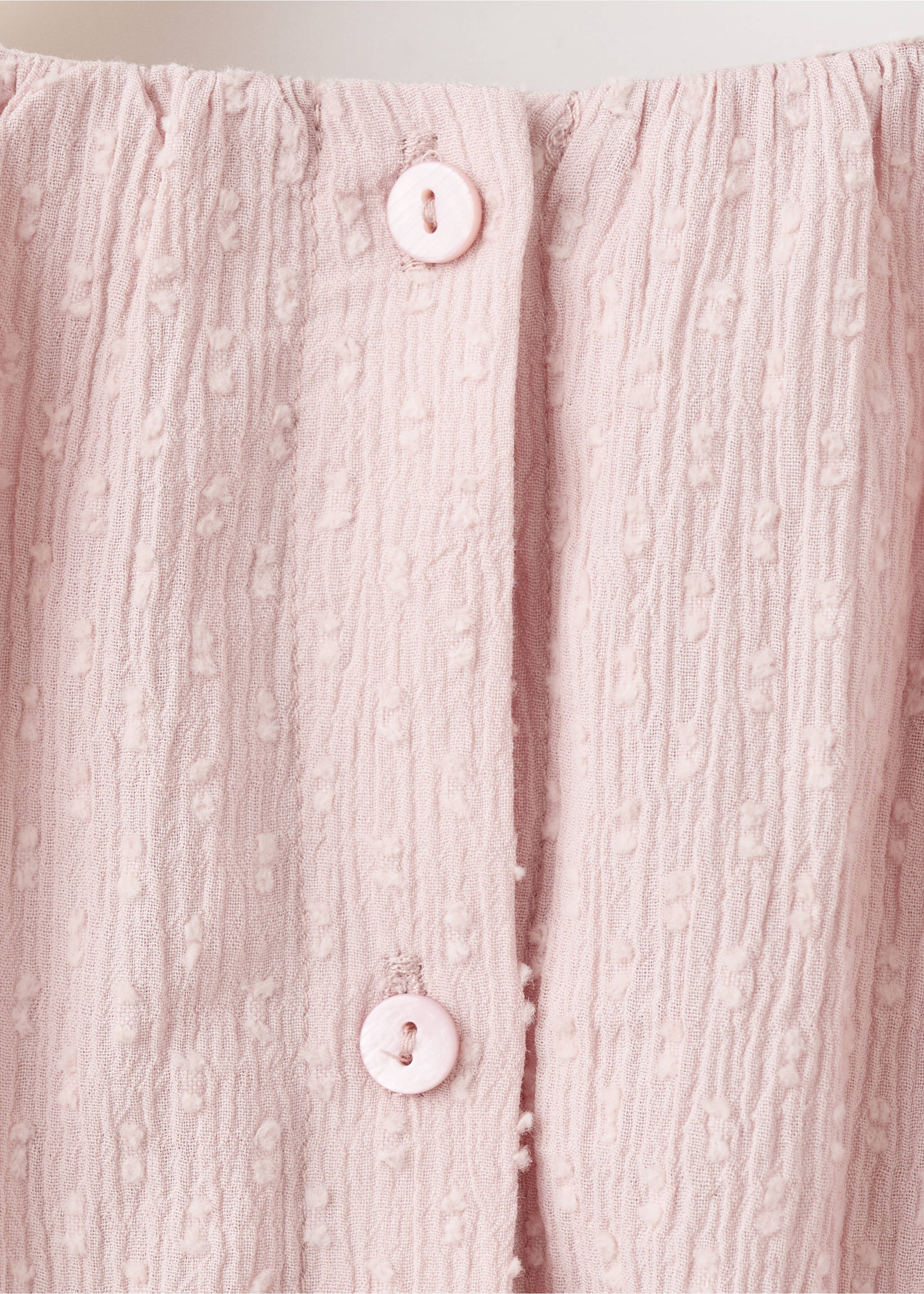 Bow long jumpsuit - Details of the article 0, Pink. Ref: 27093733-00.