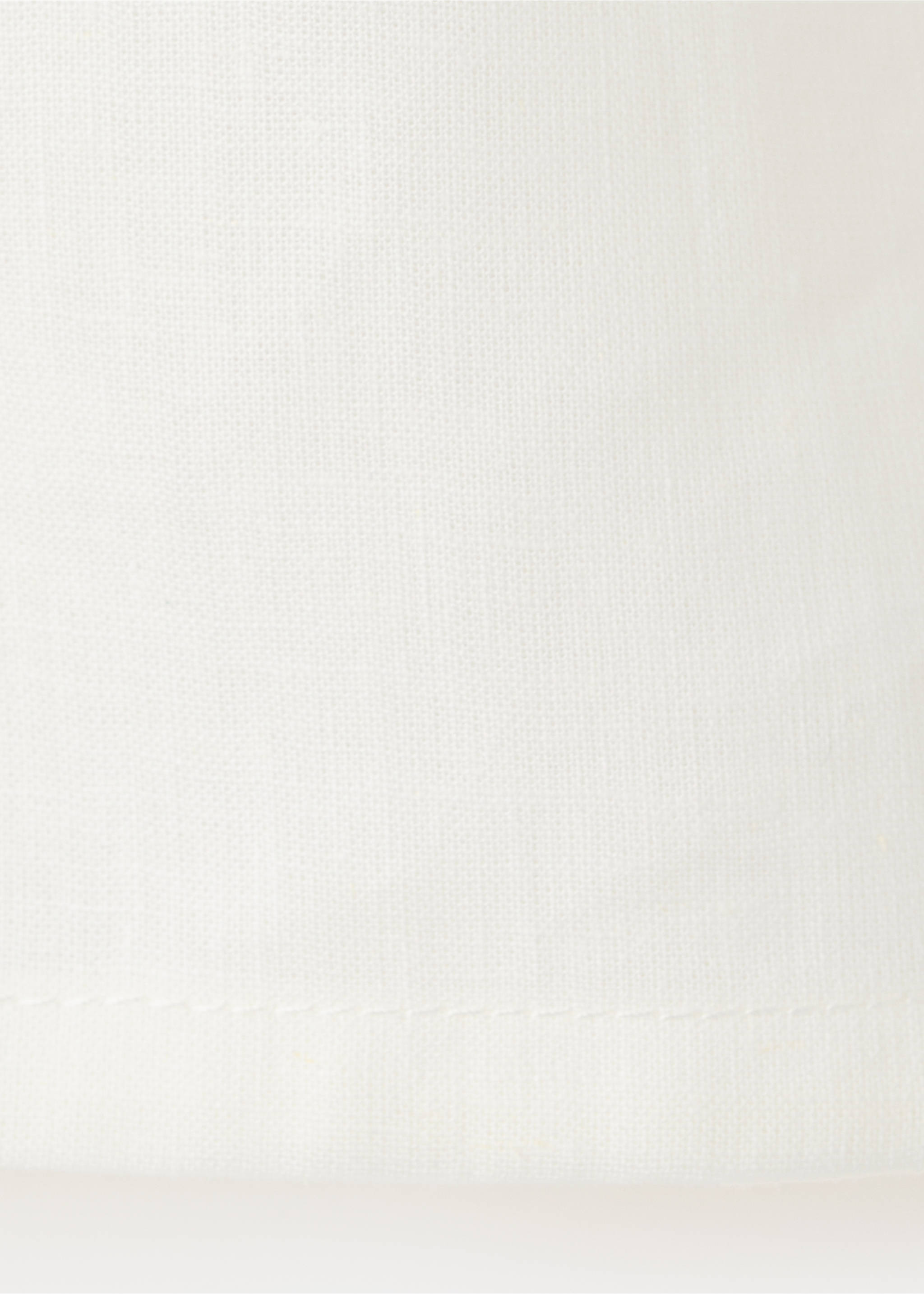 Camisa manga corta lino - Detalle del artículo 0, Blanco roto. Ref: 27093734-00.