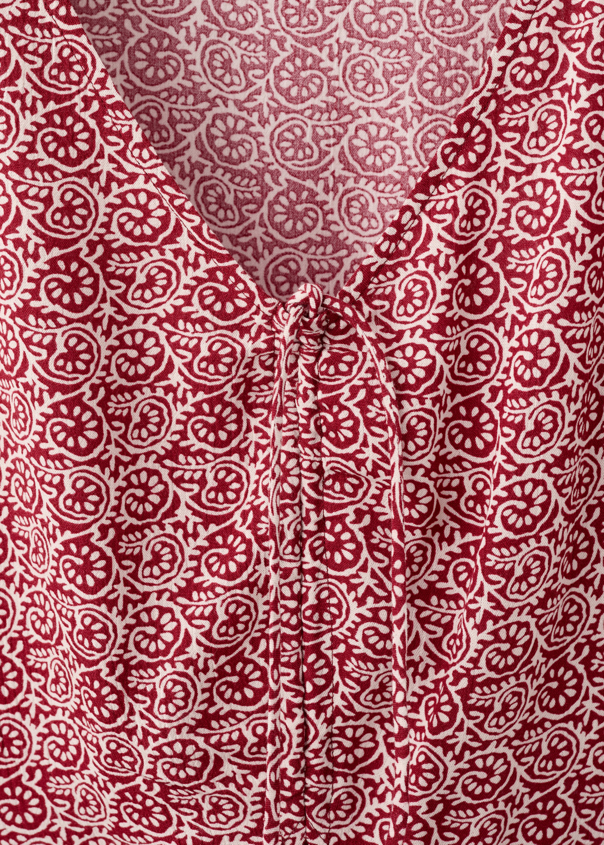 Printed bow dress - Details of the article 8