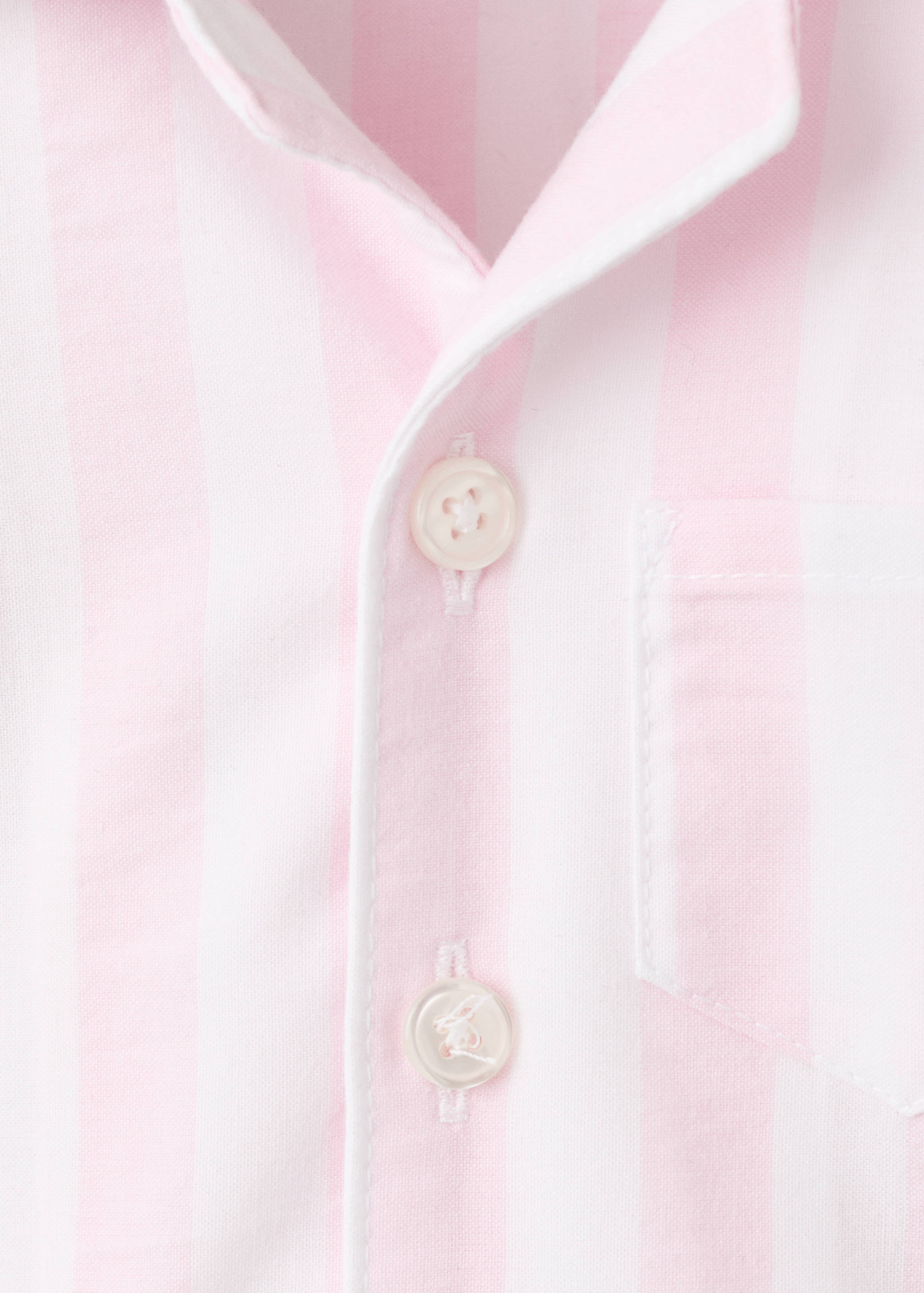 Thick striped romper pyjamas - Details of the article 2