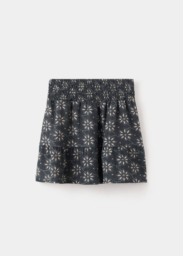 Floral print skirt — Navy