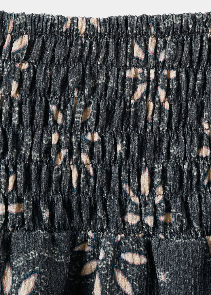 Floral print skirt — Navy