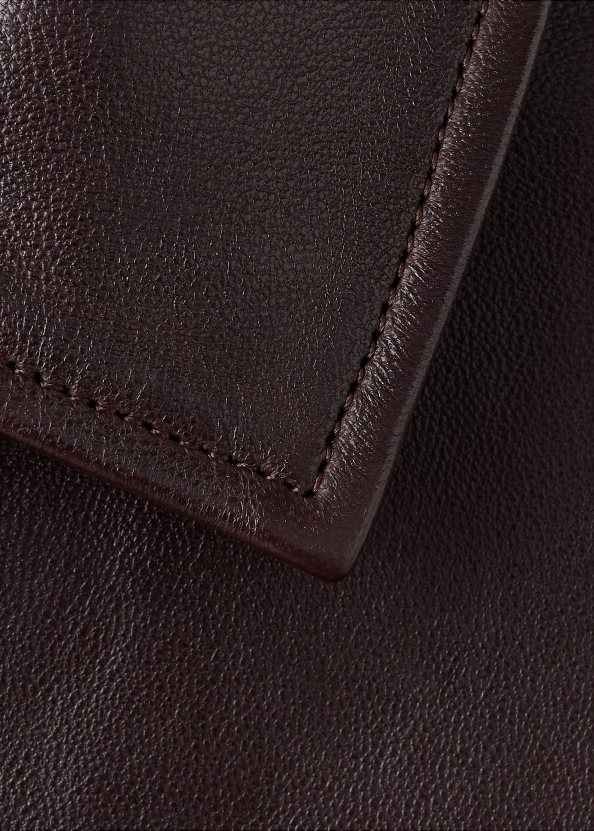 Veste cuir boutons - Détail de l'article 8, Bordeaux. Ref: 27094044-00.