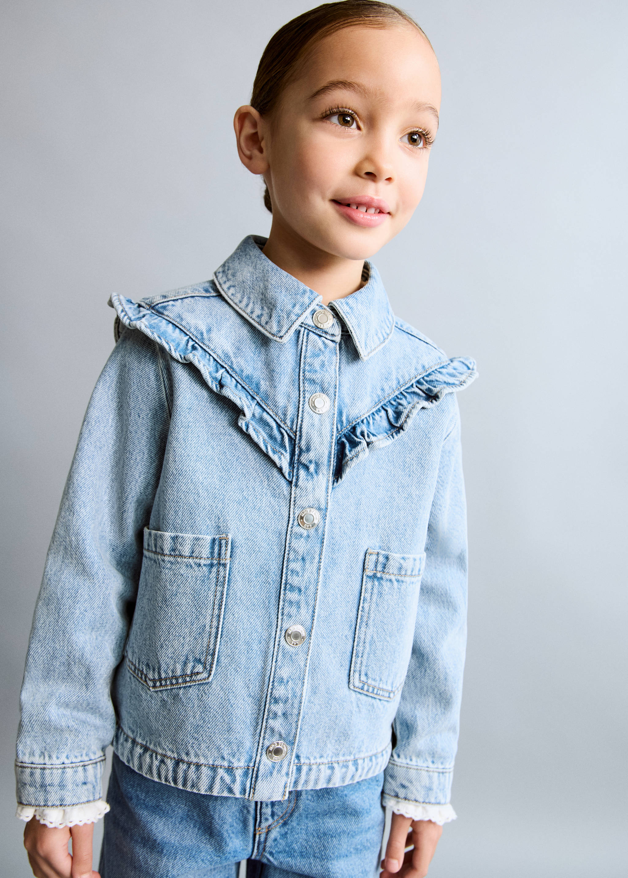 Cowgirl jacket with ruffles - Medium plane