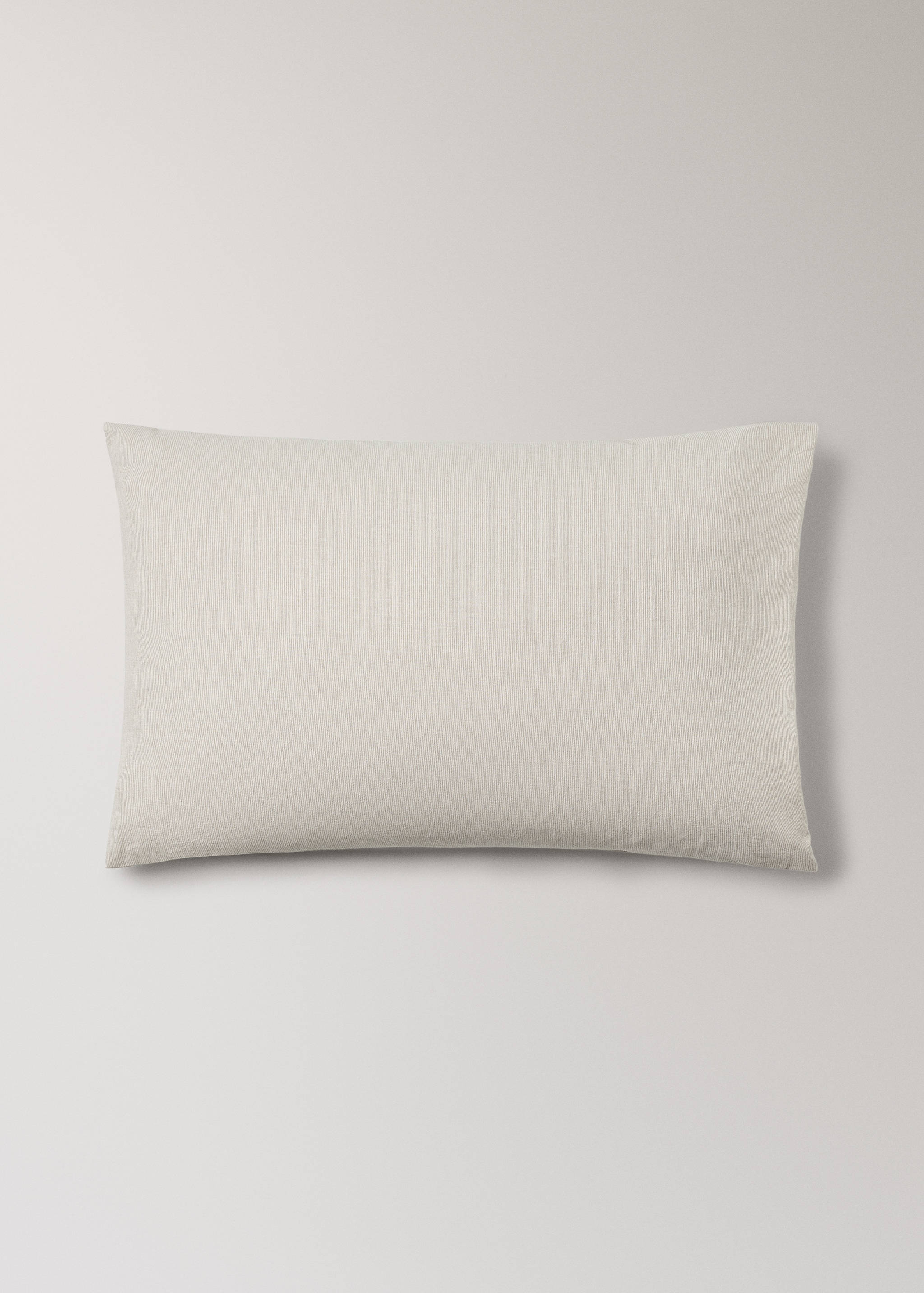 Children's pillowcase in cotton linen with stripes 50x75cm - Article without model