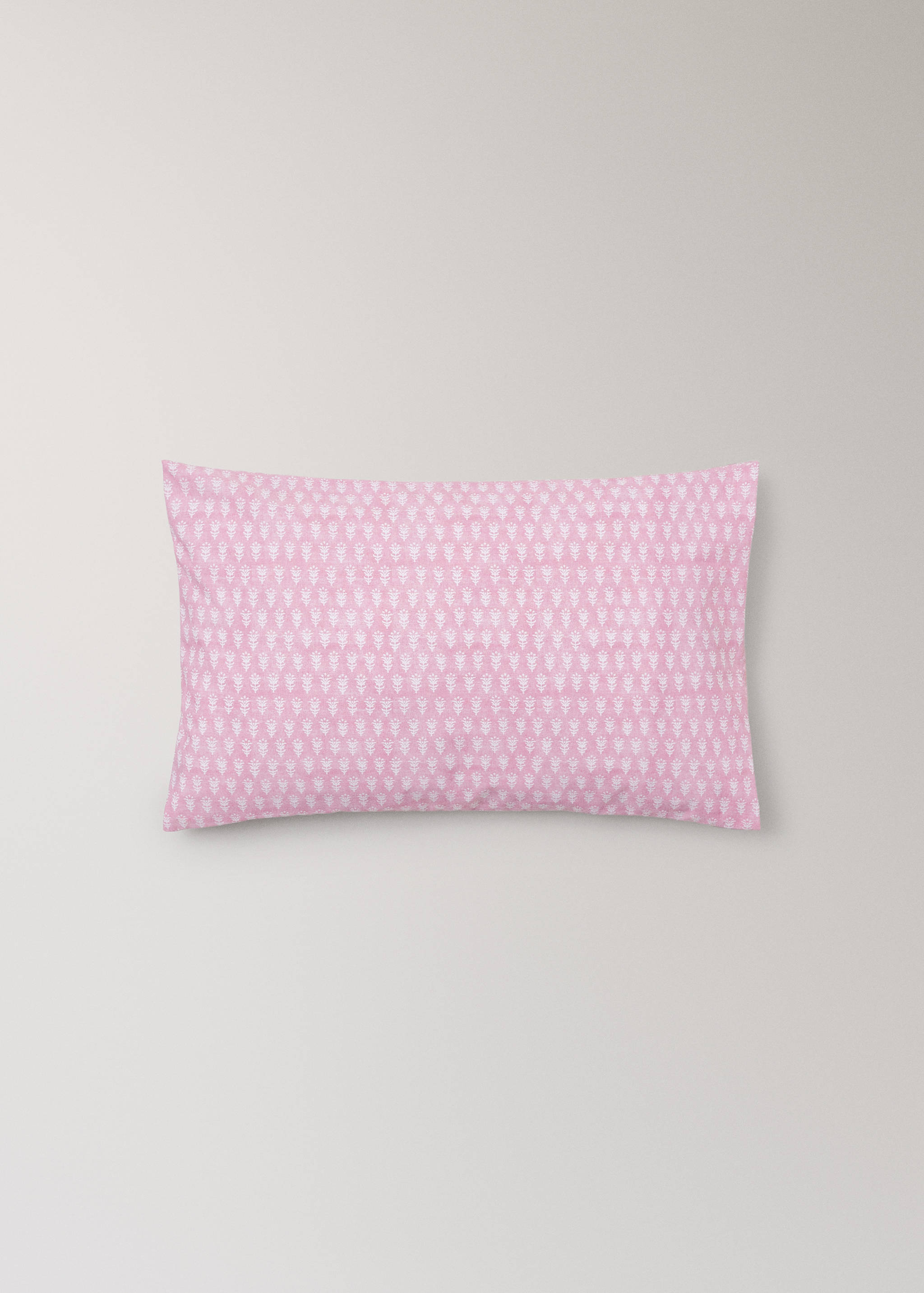 Kissenbezug für Babybett aus Baumwollperkal Mini-Blume 30x50 cm - Artikel ohne Model
