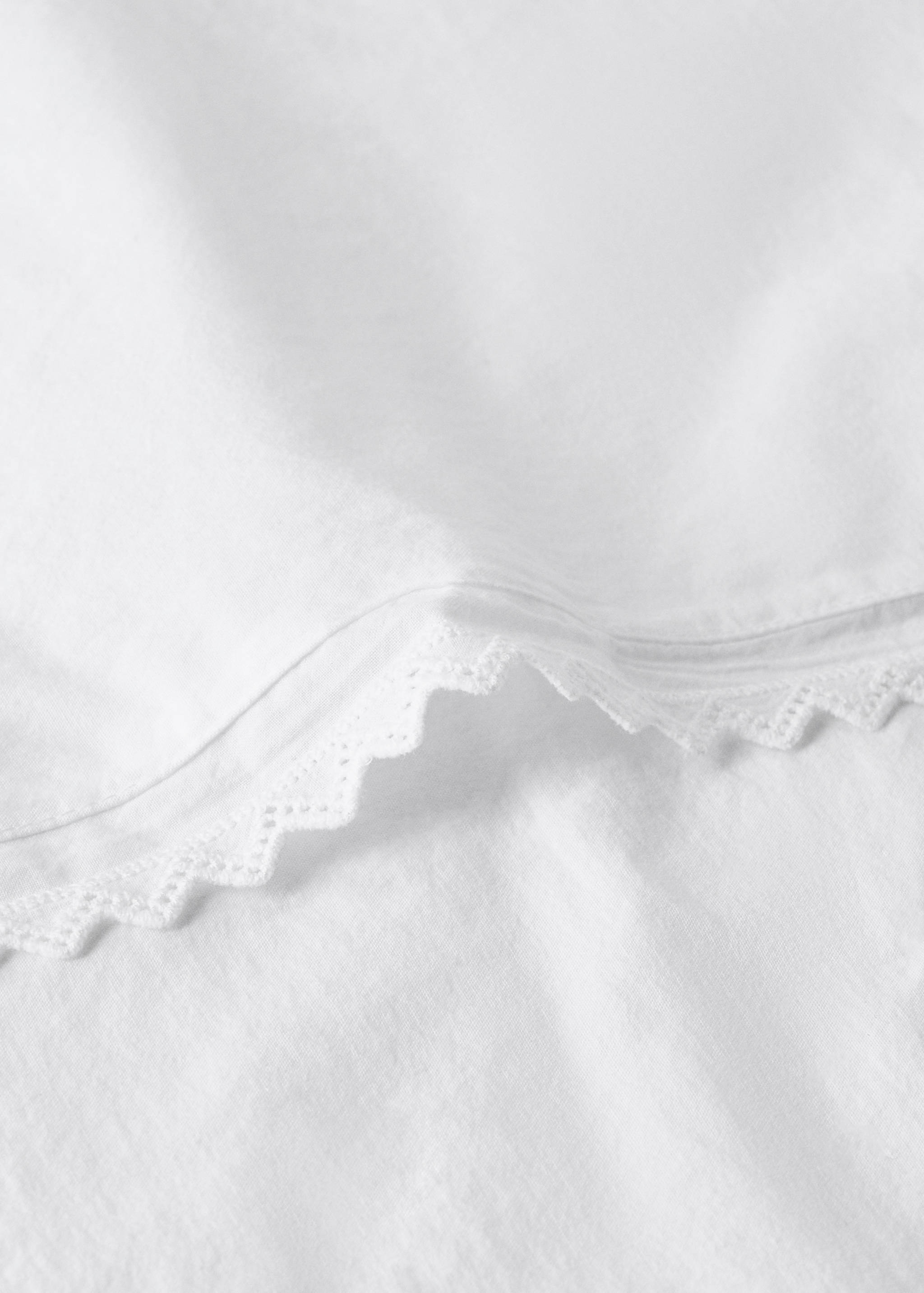 Ensemble drap plat et oreiller mini berceau percale garment-washed - Détail de l'article 3