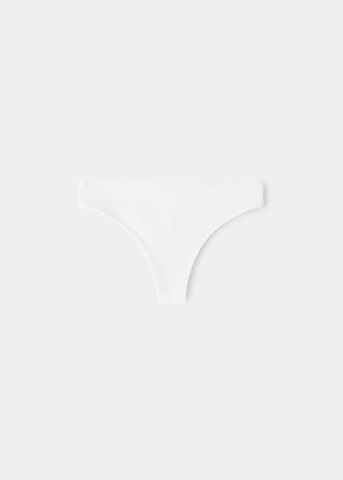 Pack of 2 ribbed briefs — Off White