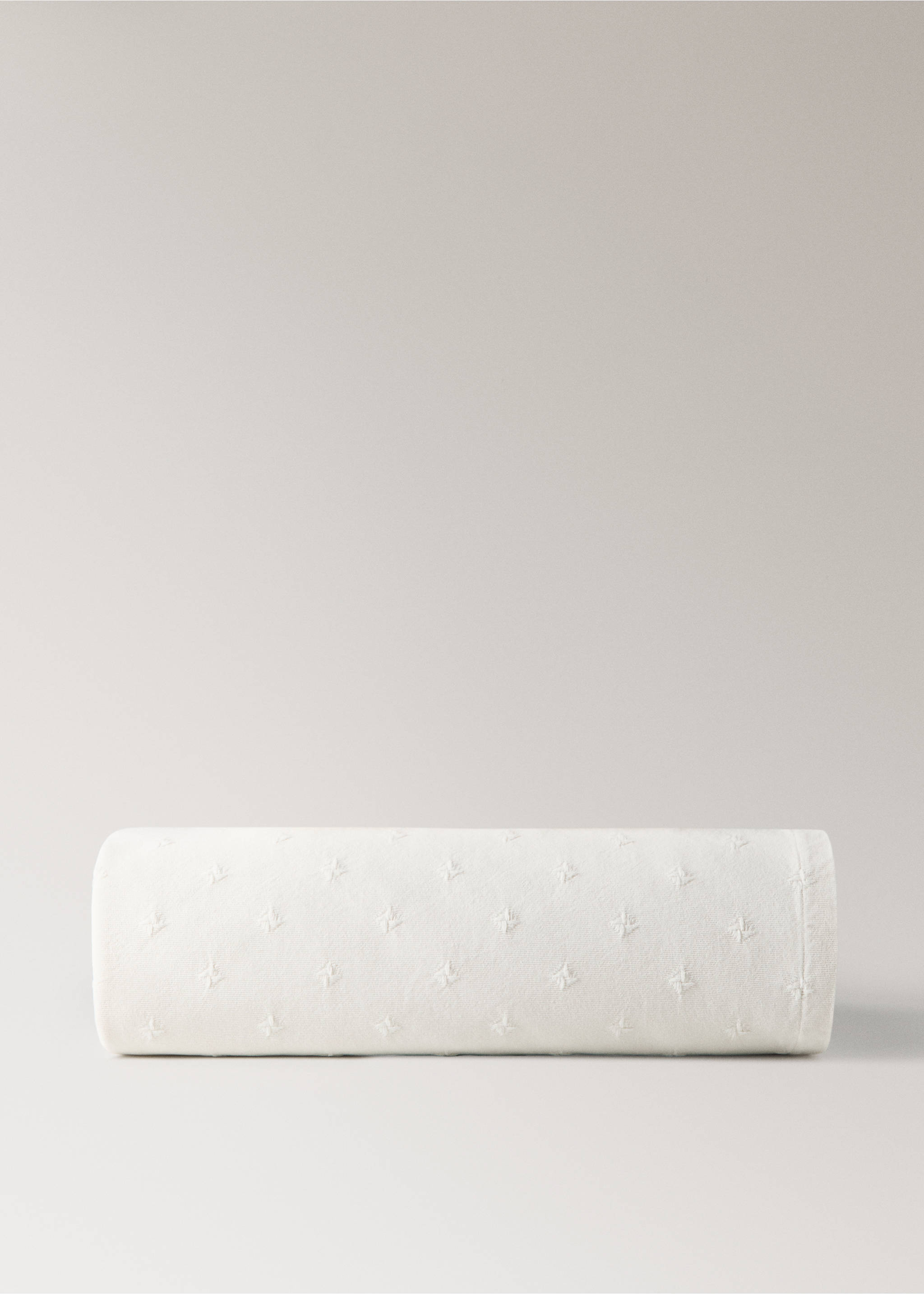 Cotton jacquard children’s bedspread for 90/105 cm bed - Article without model, White. Ref: 27094071-00.