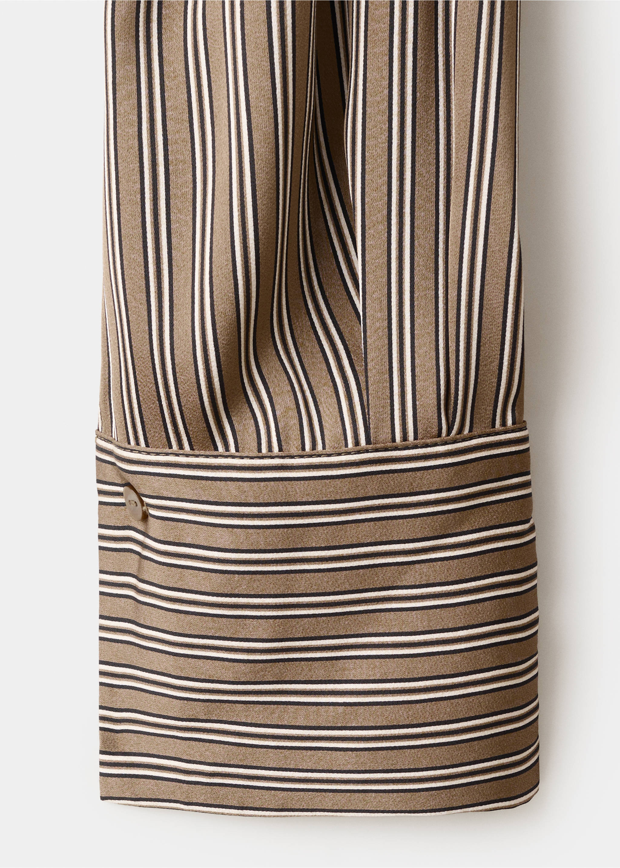 缎面条纹衬衫 - null, 中褐色. Ref: 27094072-00.