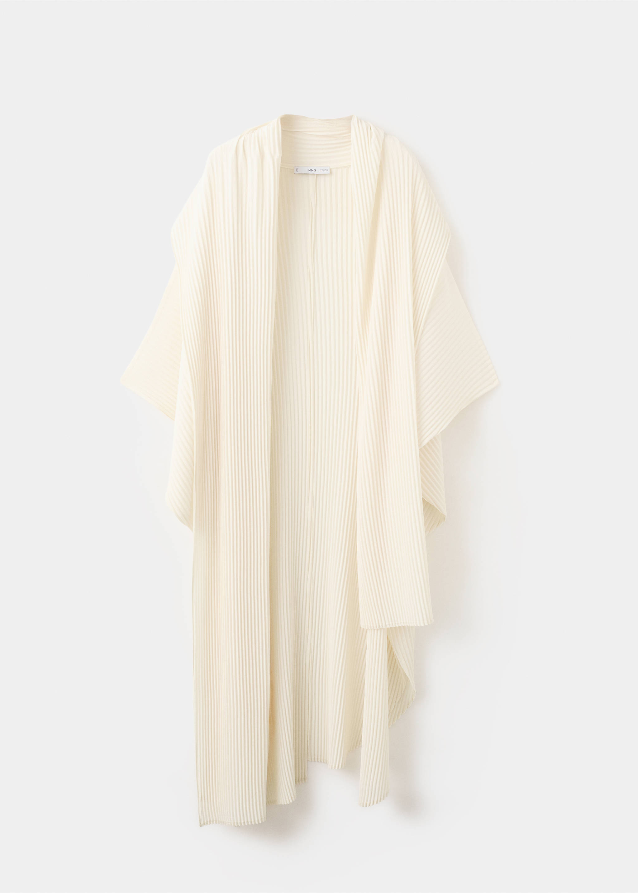 Oversized pleated caftan - Article without model, Ecru. Ref: 27094073-00.