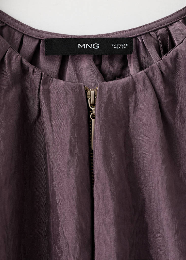 Oversized bomber jacket — Purple
