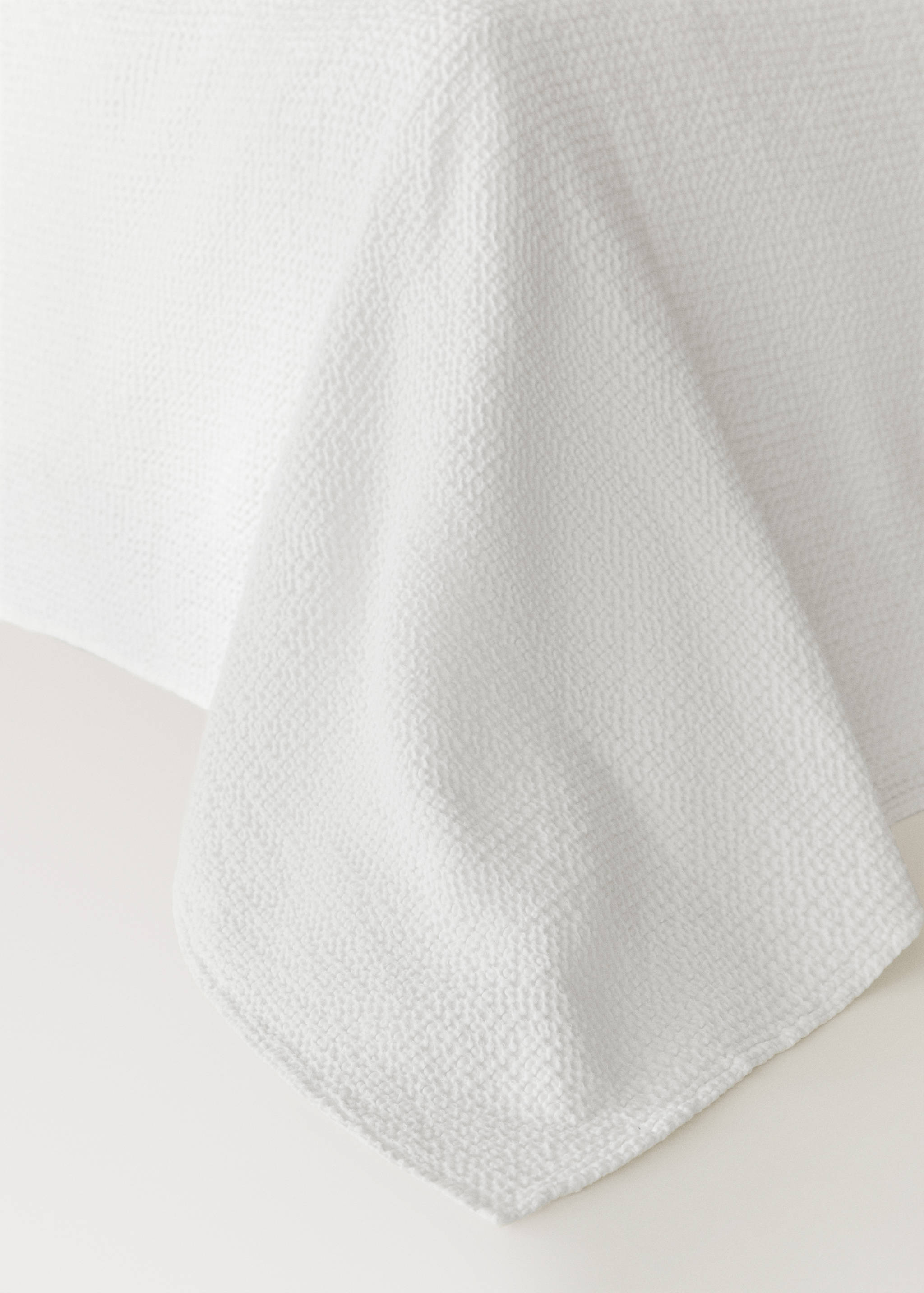 Waffle-cotton garment-dyed bedspread for cot - Details of the article 7