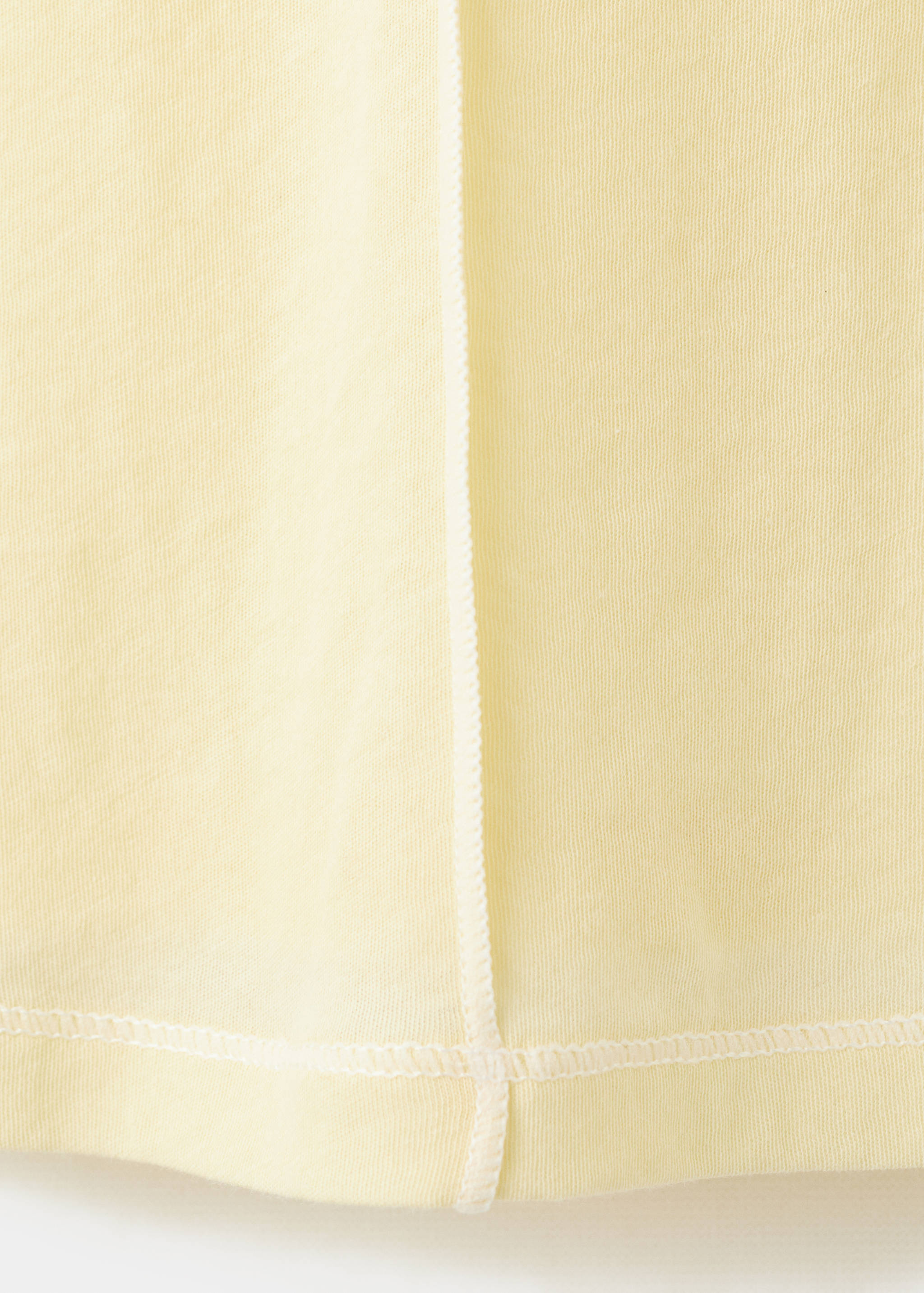Cotton T-shirt with seams - Details of the article 0