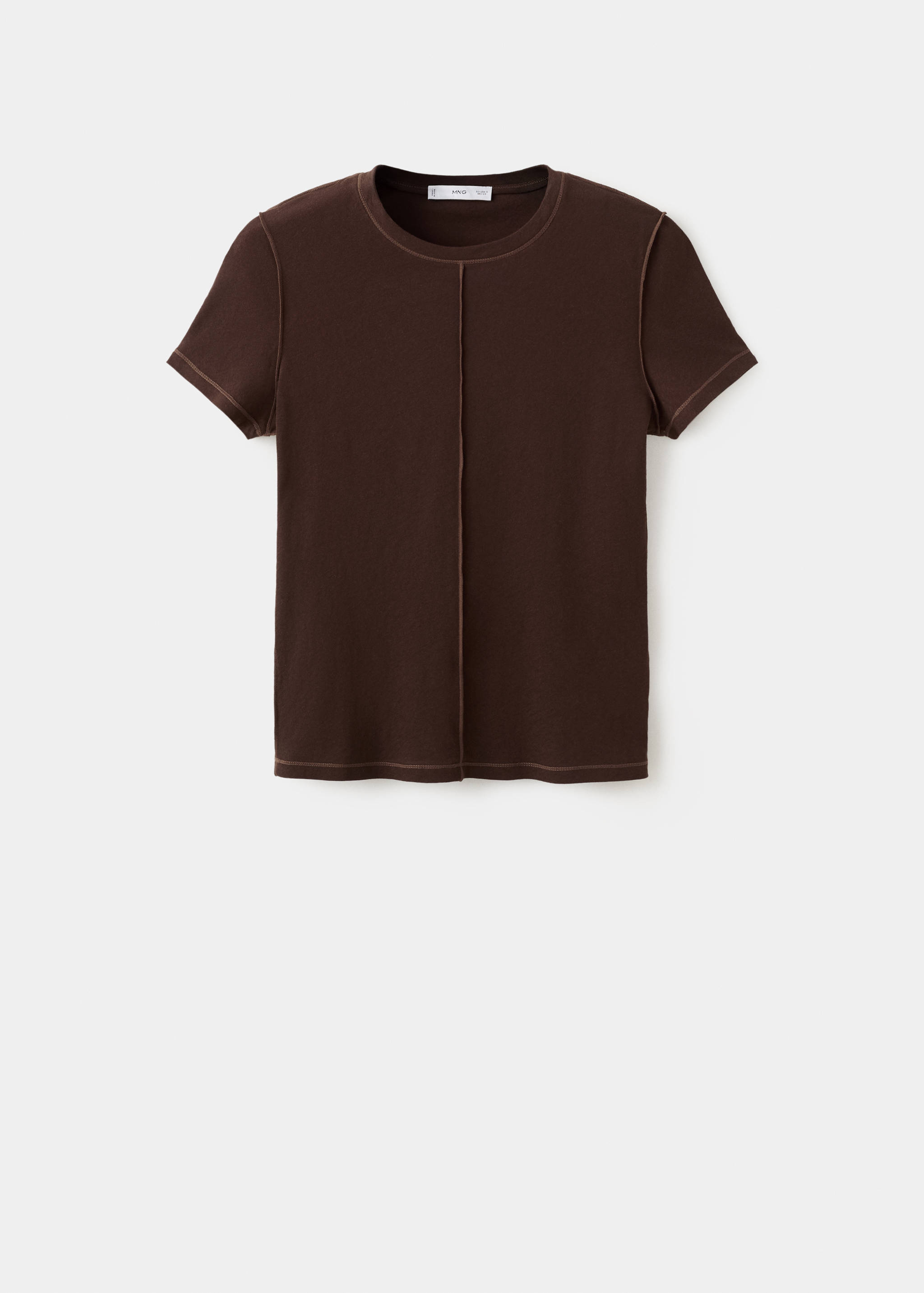 Cotton T-shirt with seams - Article without model