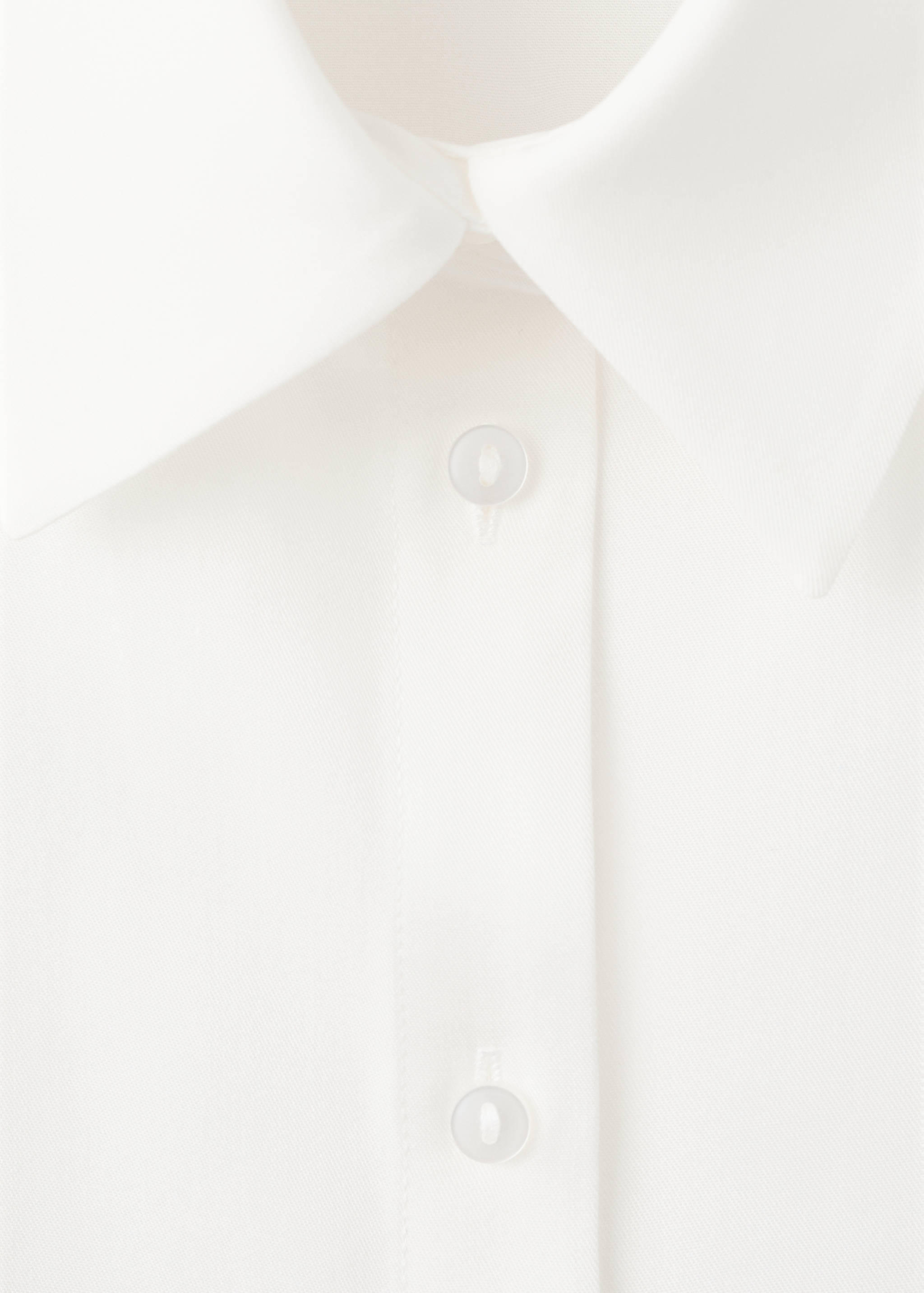 莱赛尔纤维直筒衬衫 - null