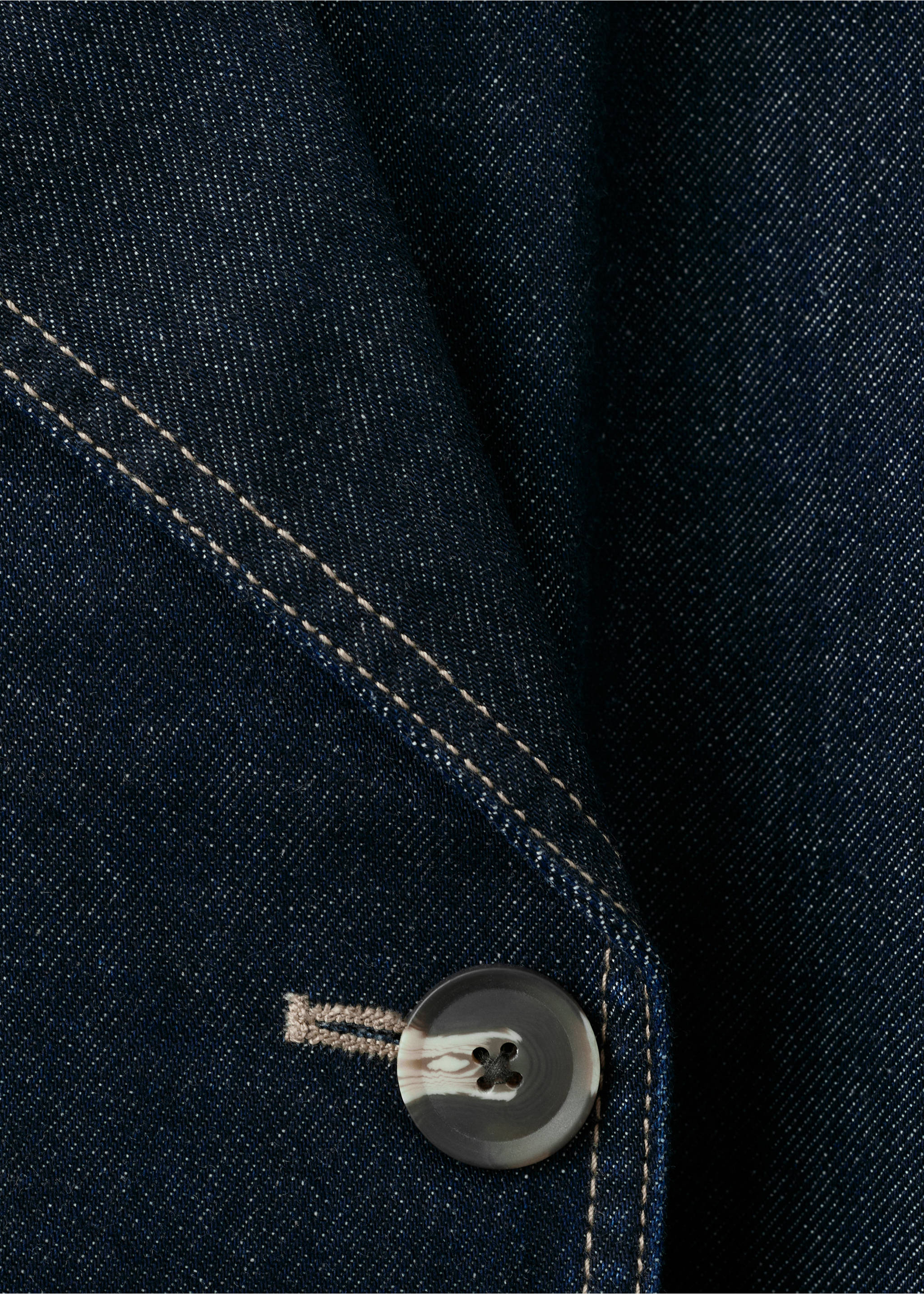 Trench en jean avec ceinture - Détail de l'article 0, Bleu. Ref: 27094080-00.