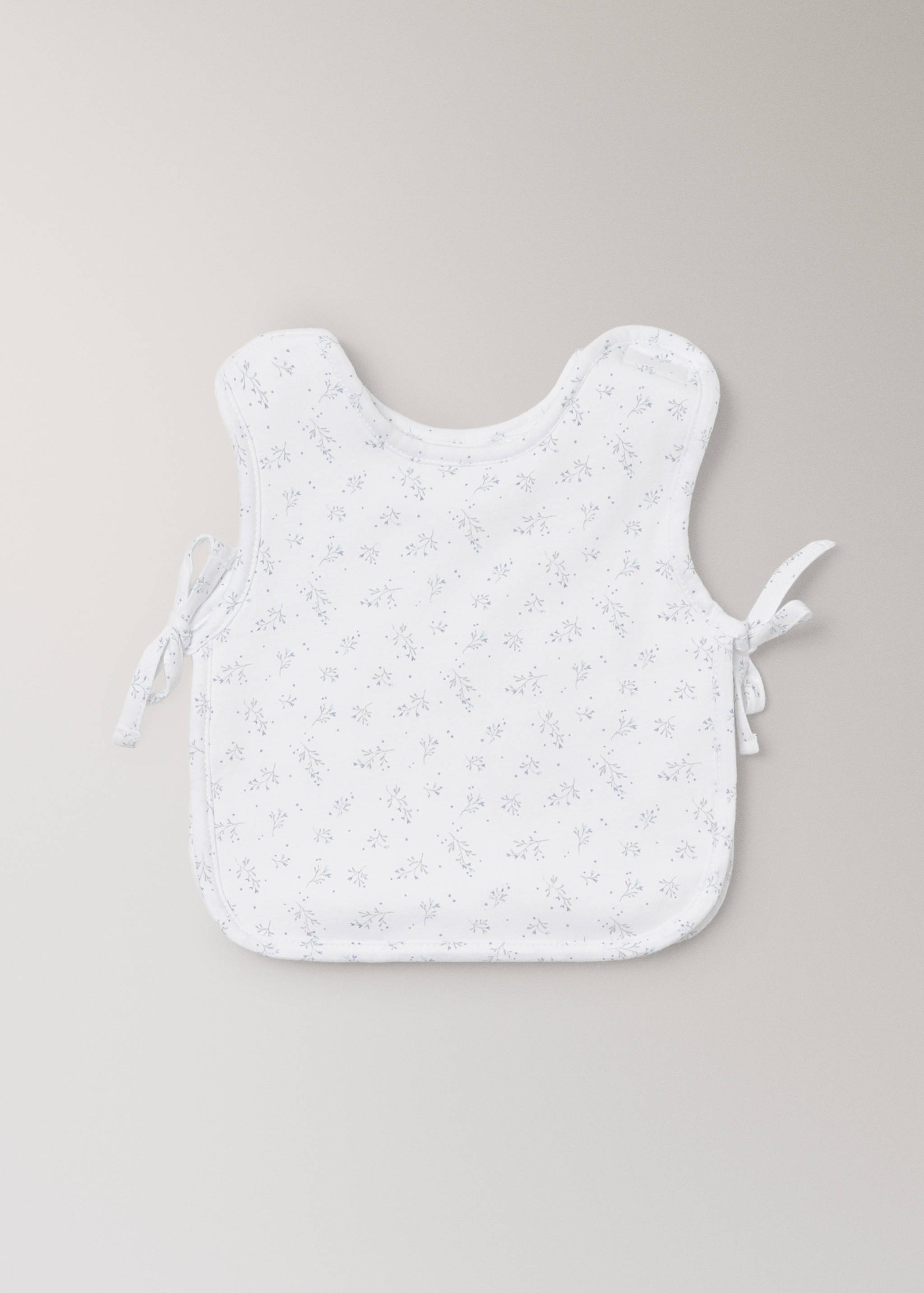 Floral cotton bib - Article without model