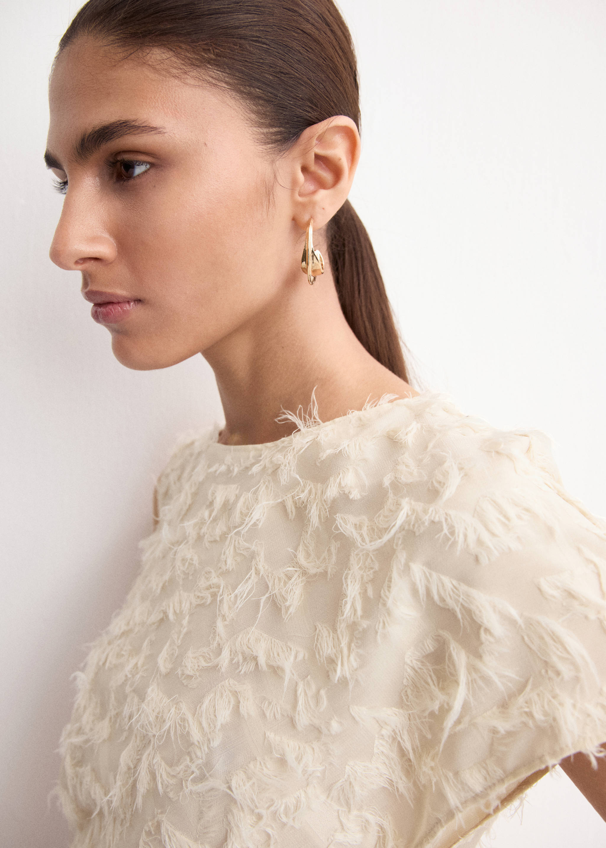 Asymmetrisches Top mit Textur - Detail des Artikels 1