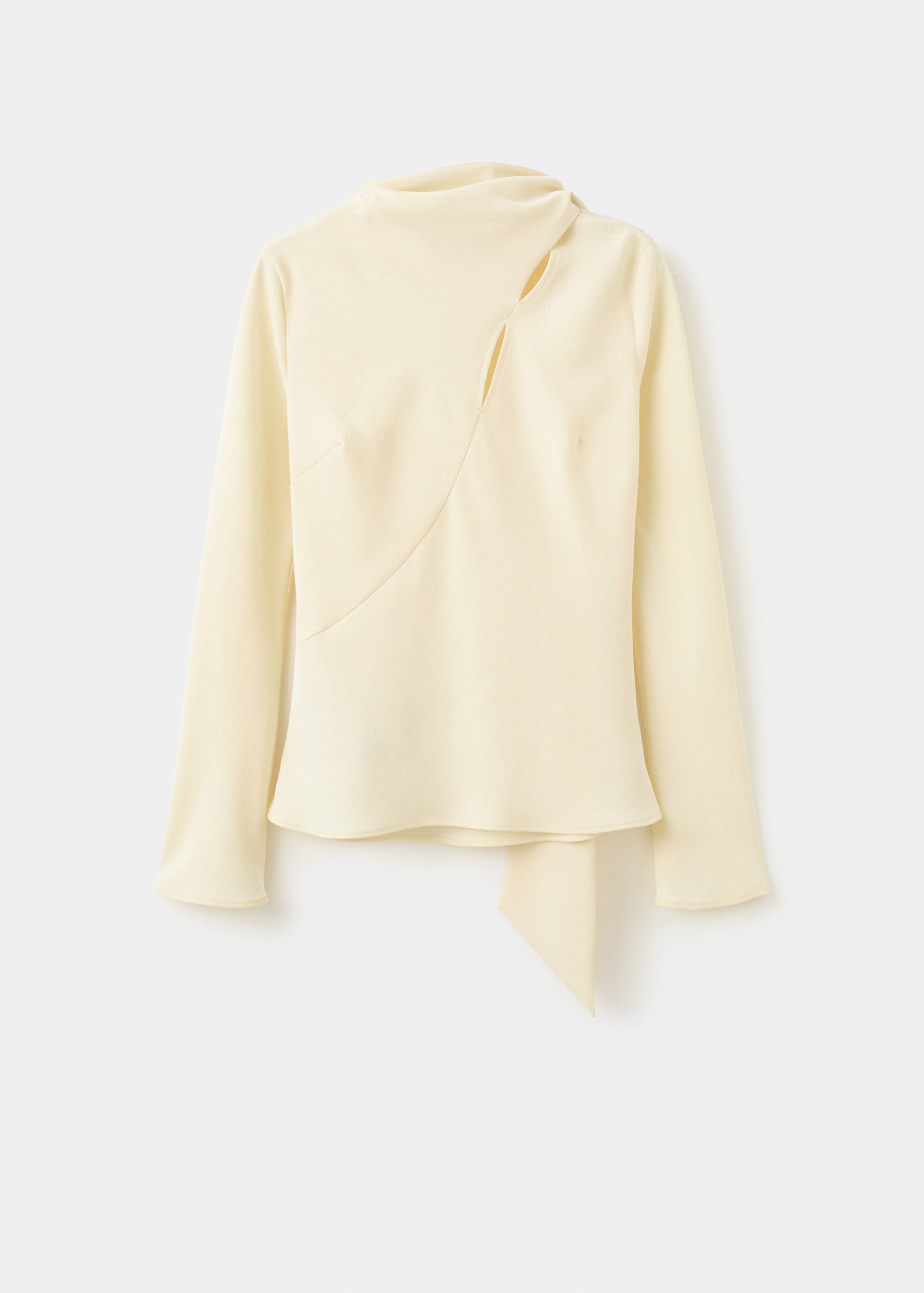 Blouse with scarf slits - Article without model