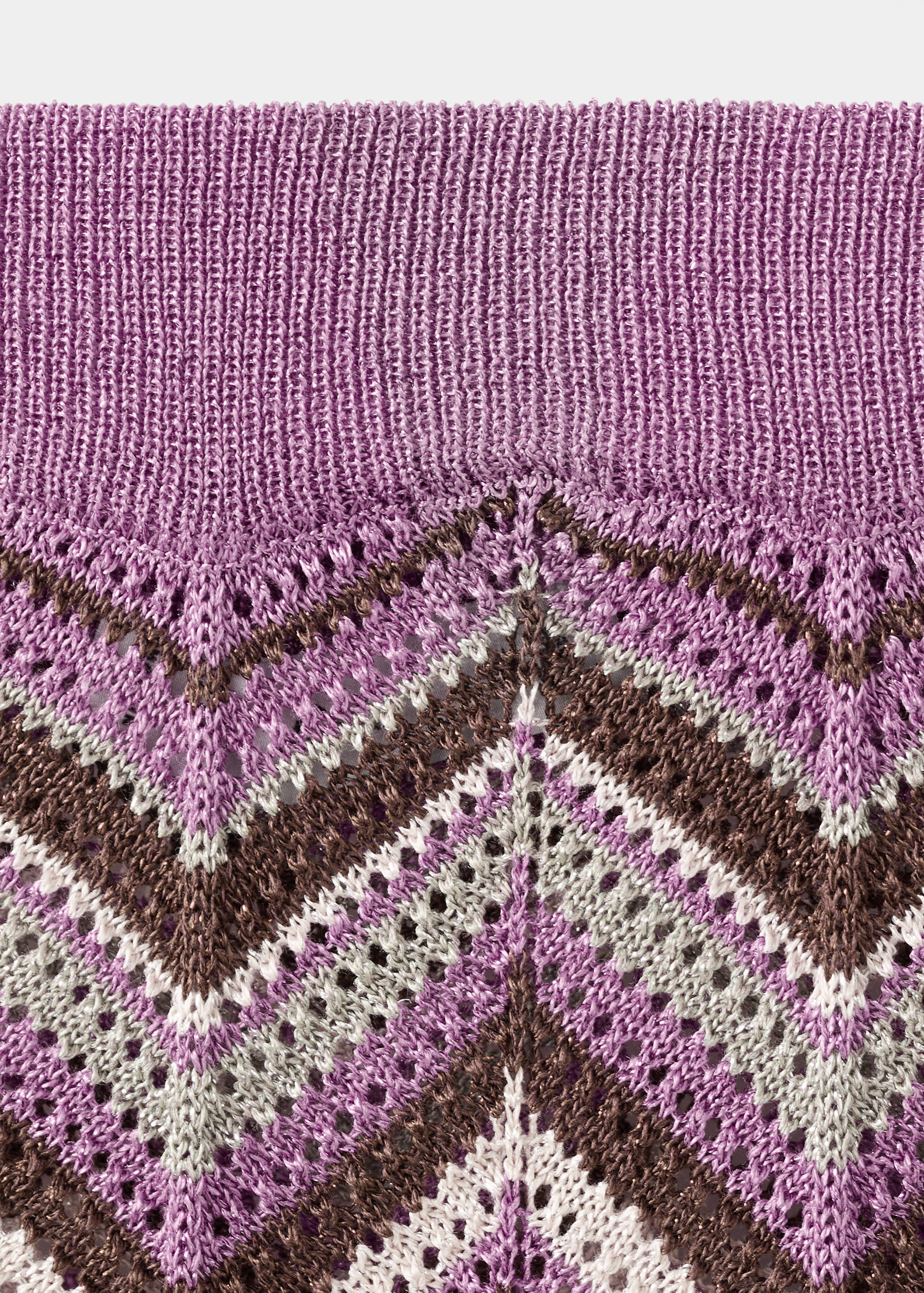 Flared knitted skirt - Details of the article 8