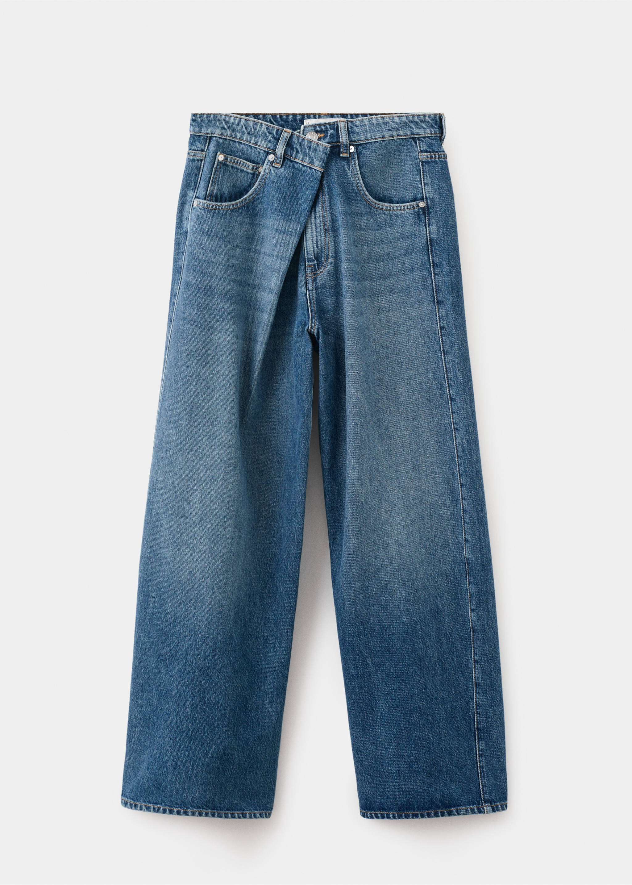 Mid-rise balloon jeans - Article without model, Medium Blue. Ref: 27094094-00.