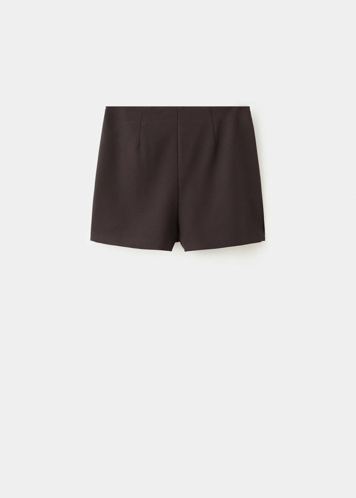 Wrapped skort — Chocolate