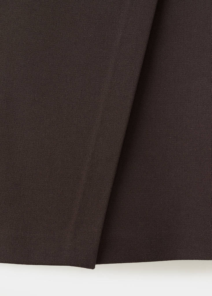 Wrapped skort — Chocolate