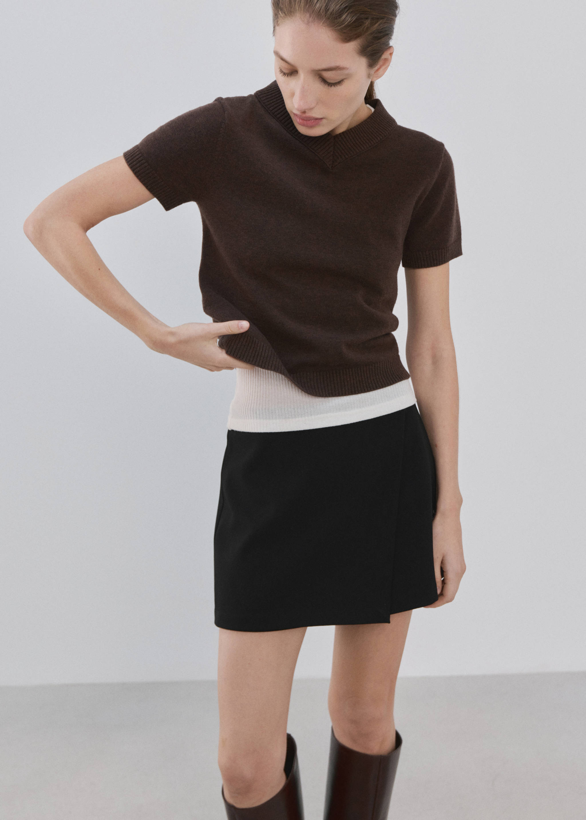 包裹式裙裤 - null