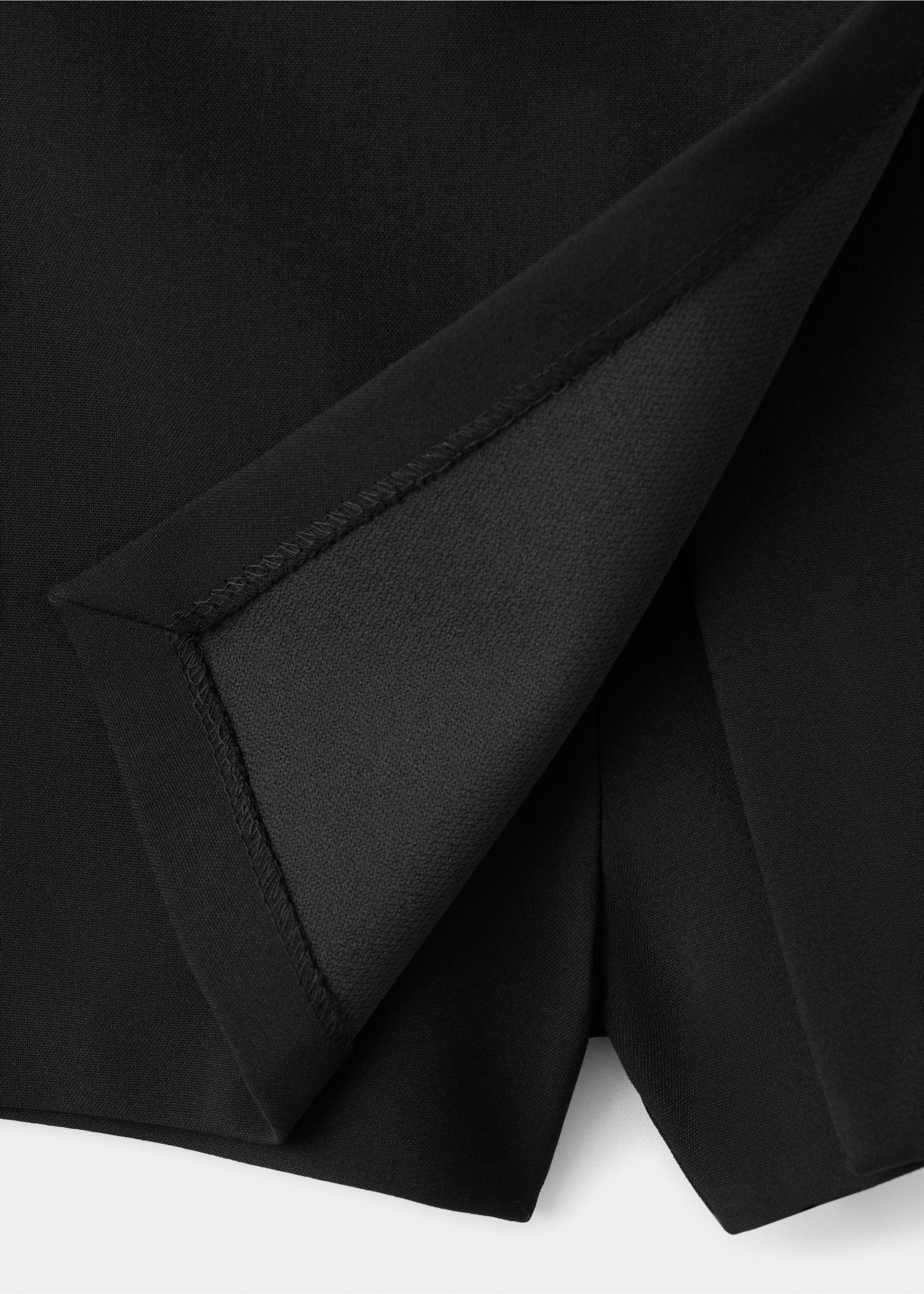 Falda pantalón cruzada - Detalle del artículo 0, Negro. Ref: 27094095-00.