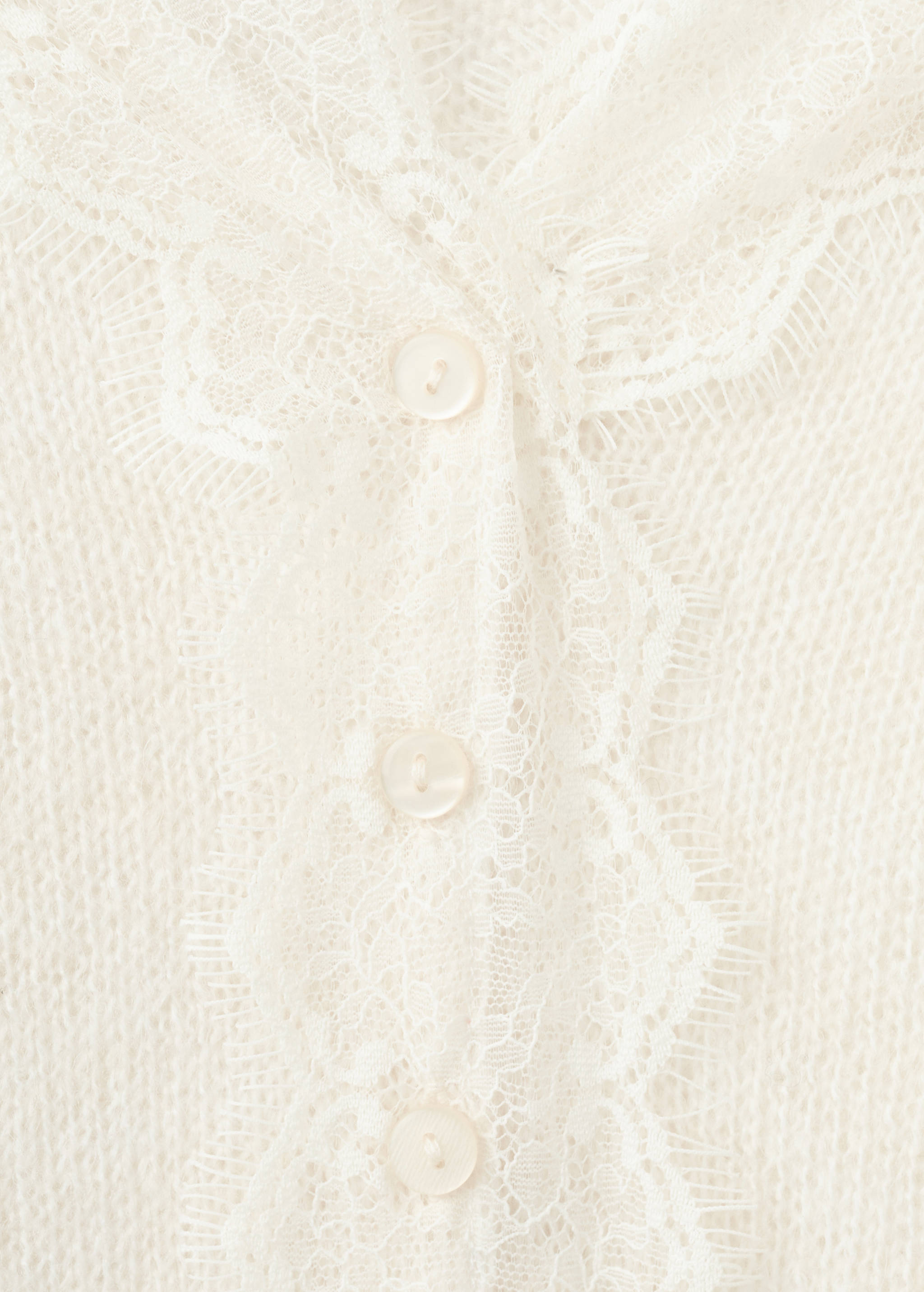Lace knit cardigan - Details of the article 8