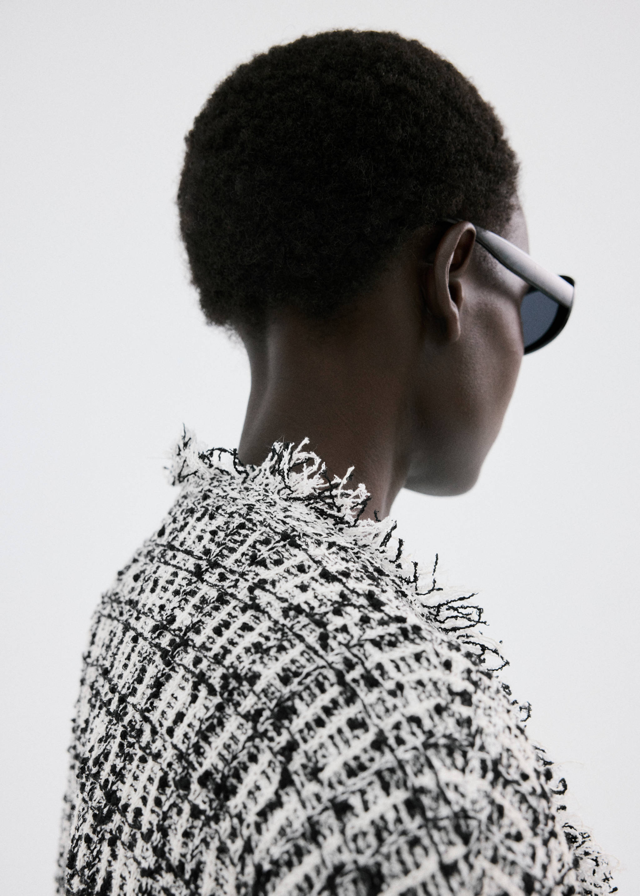 Chaqueta tweed oversize - Detalle del artículo 1