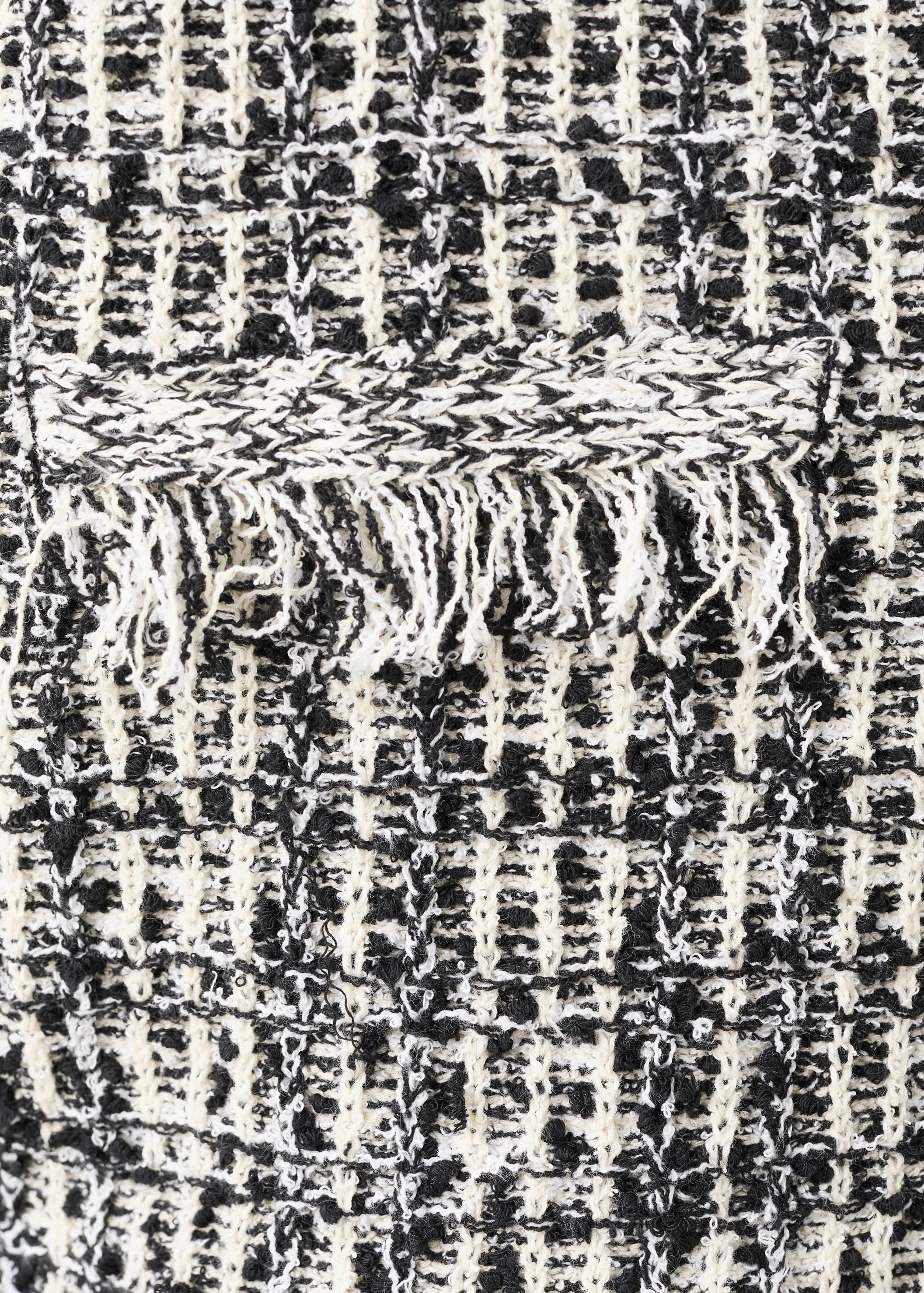 Chaqueta tweed oversize - Detalle del artículo 0